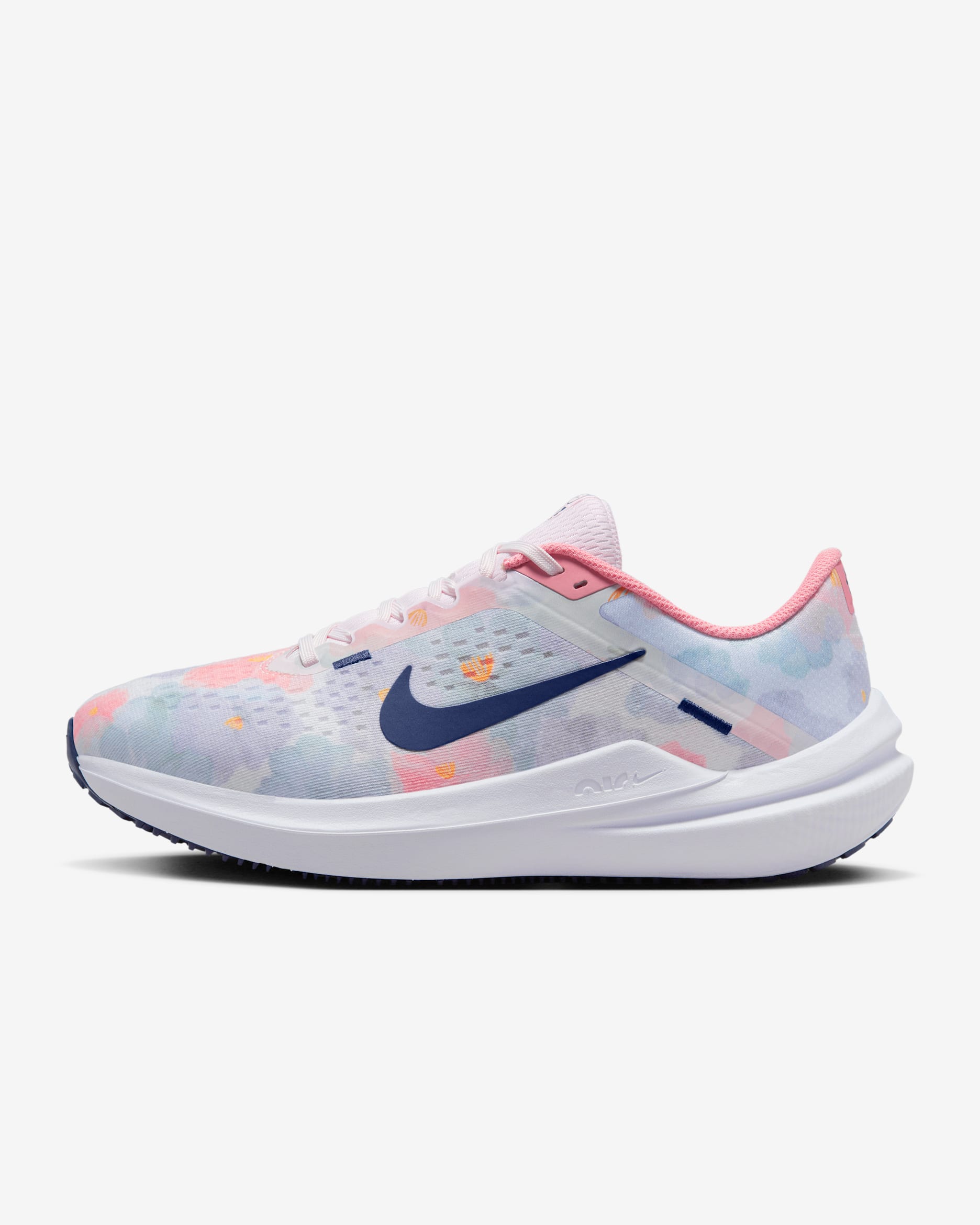 Nike Winflo 10 Premium 女款路跑鞋 - Pearl Pink/Coral Chalk/白色/Midnight Navy