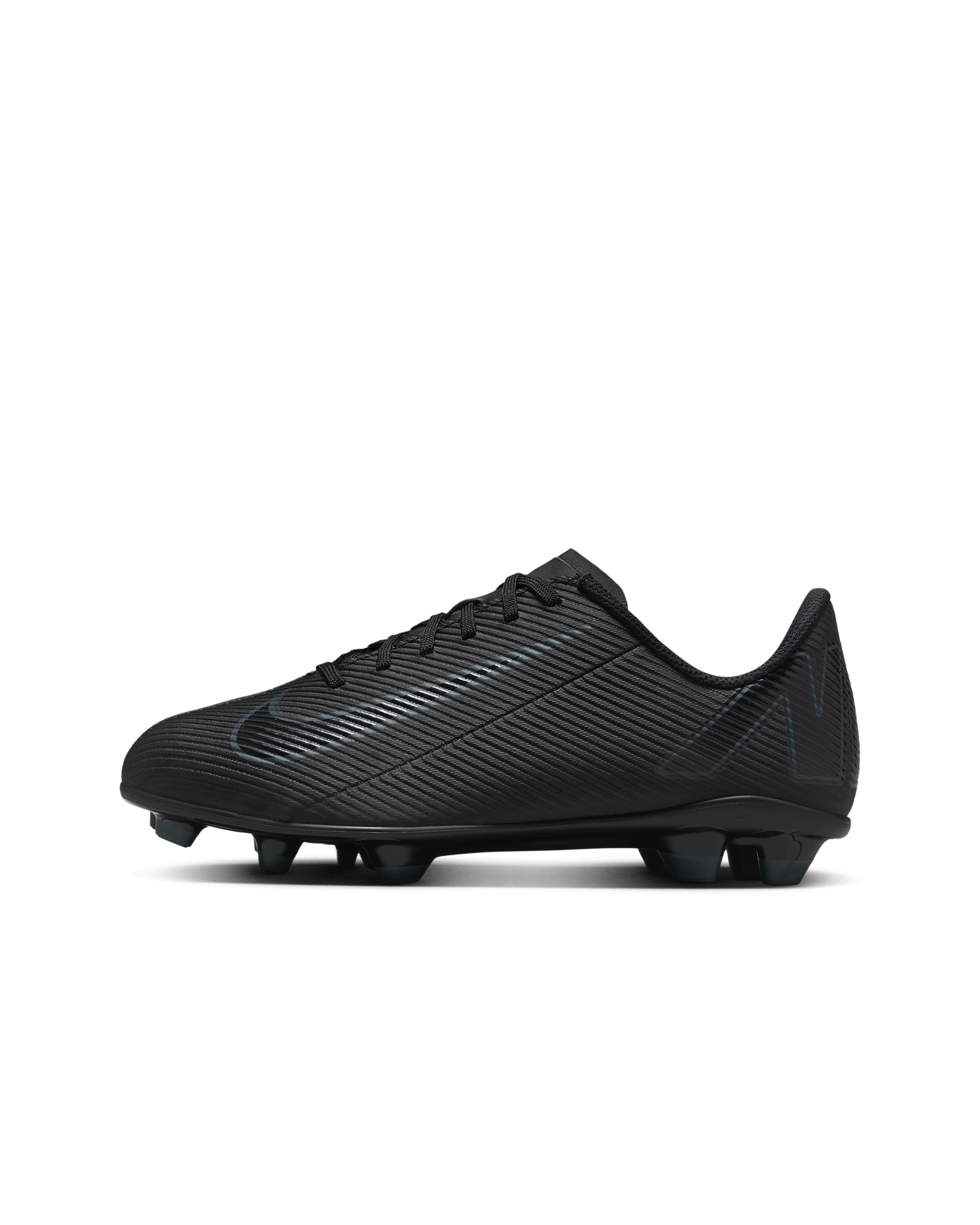 Nike Jr. Mercurial Vapor 16 Club Older/Younger Kids' Multi-Ground Low-Top Football Boot - Black/Deep Jungle/Black