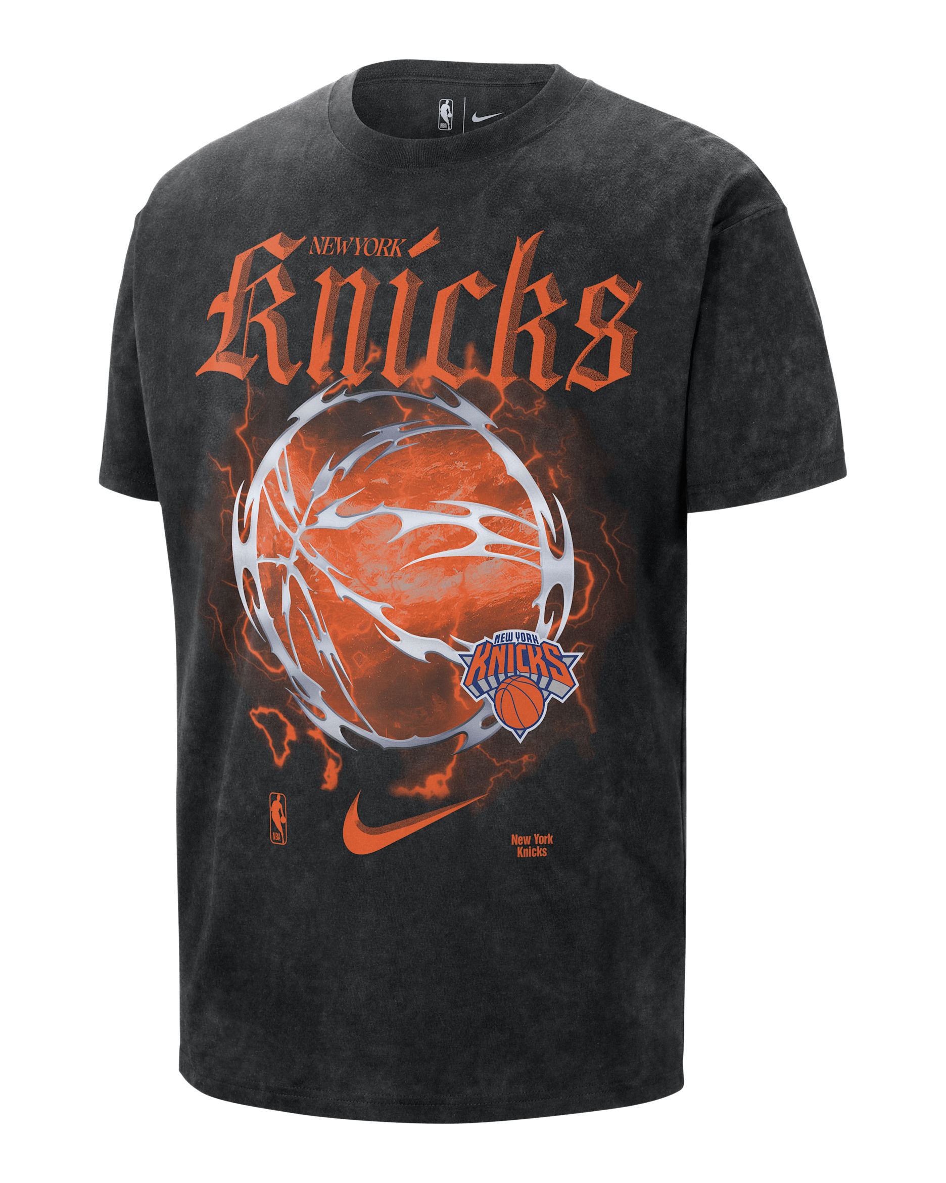 New York Knicks Courtside "Halloween" Men's Nike NBA Max90 T-Shirt - Black