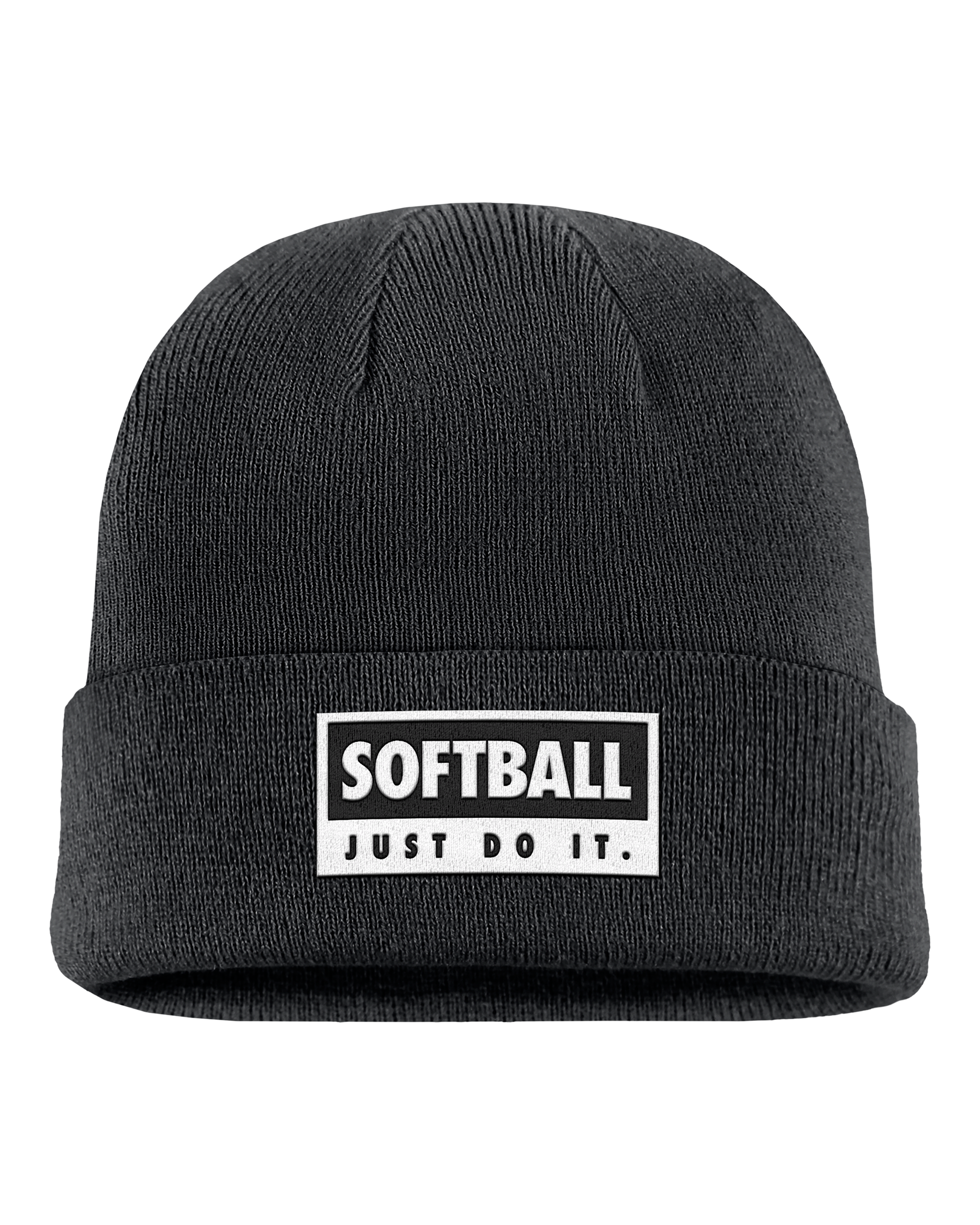 Nike Swoosh Peak Softball Beanie - Black