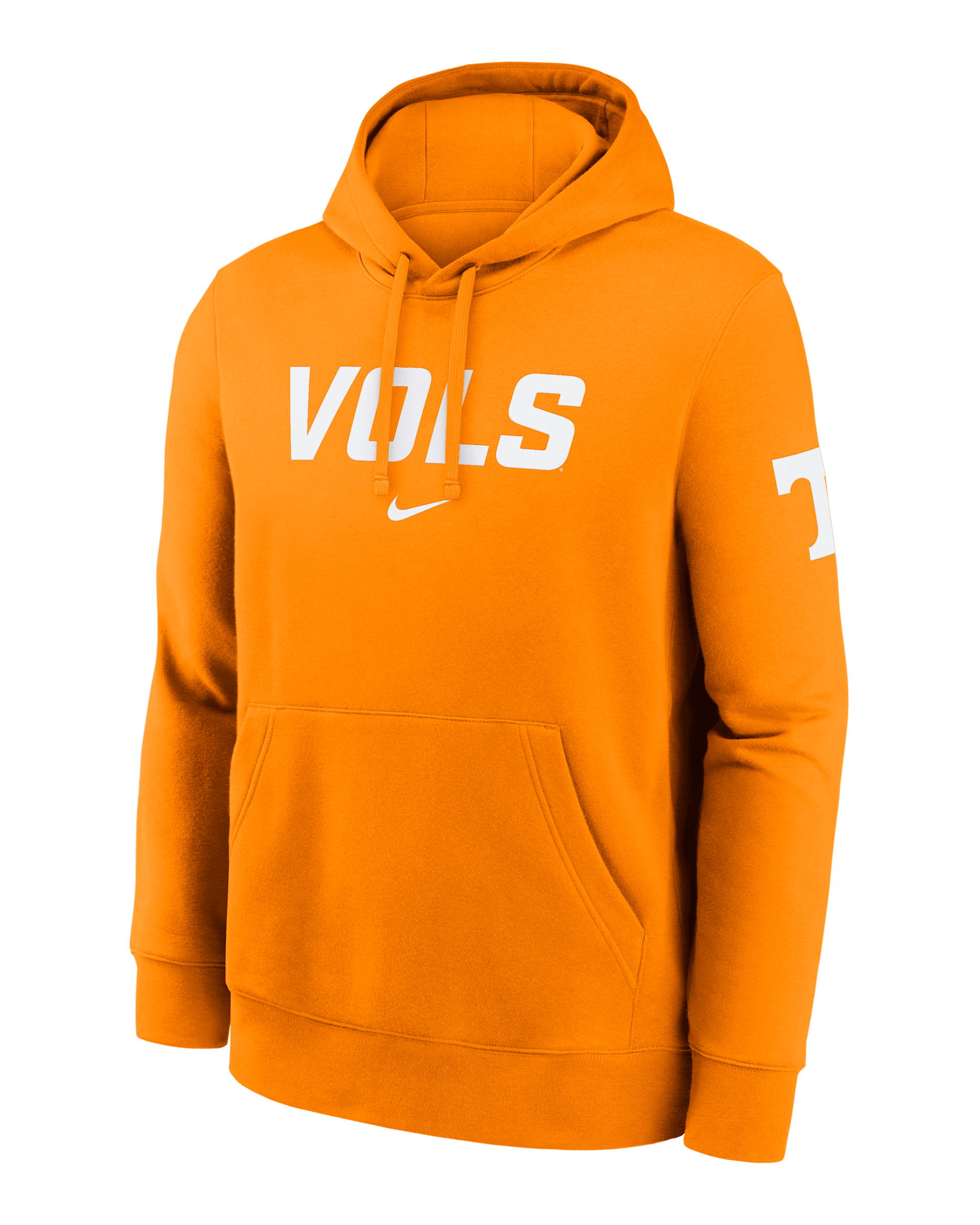 Tennessee Club 2-Hit Nickname Men's Nike College Pullover Hoodie - Team Orange