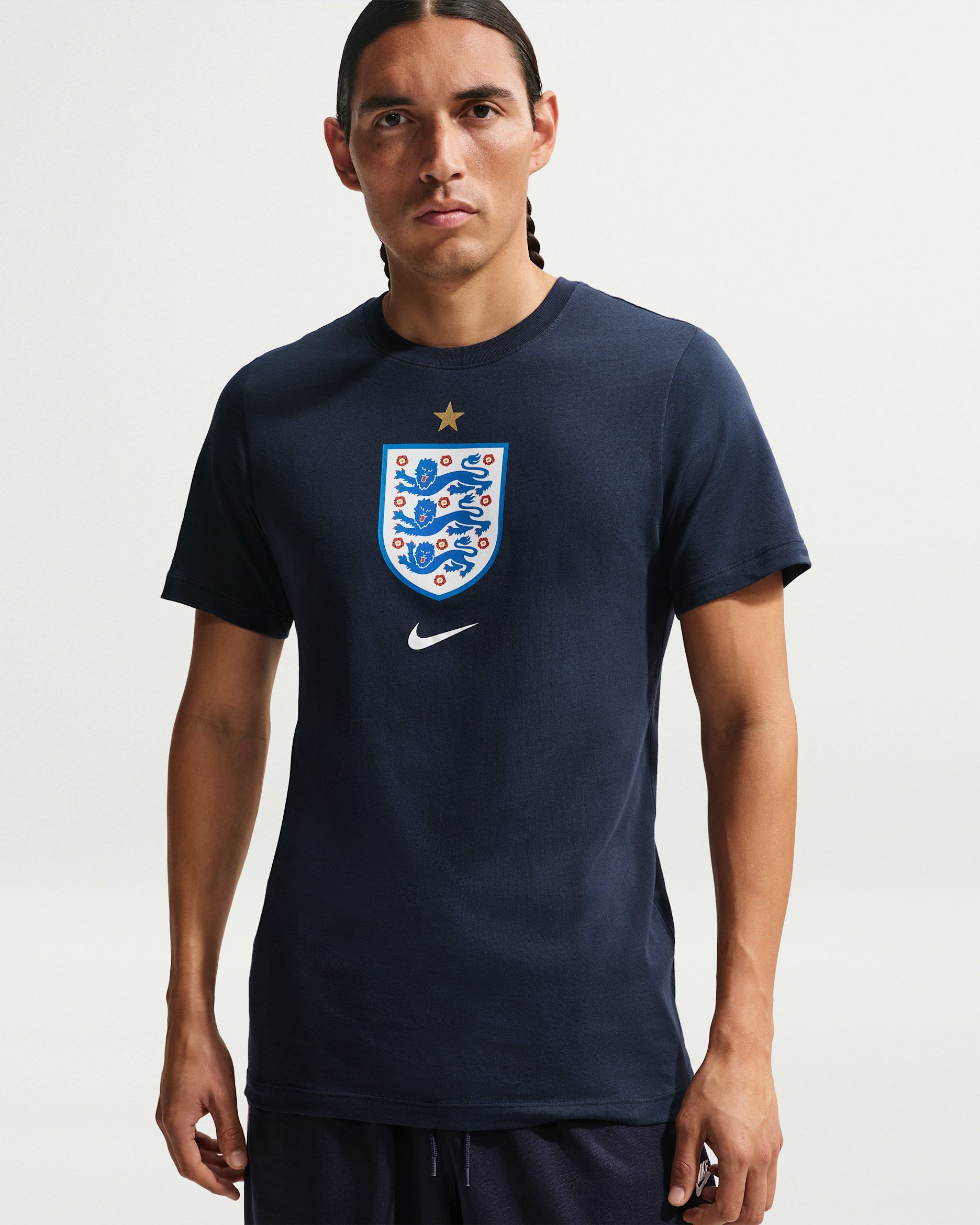 England Men's Nike Soccer T-Shirt - Obsidian