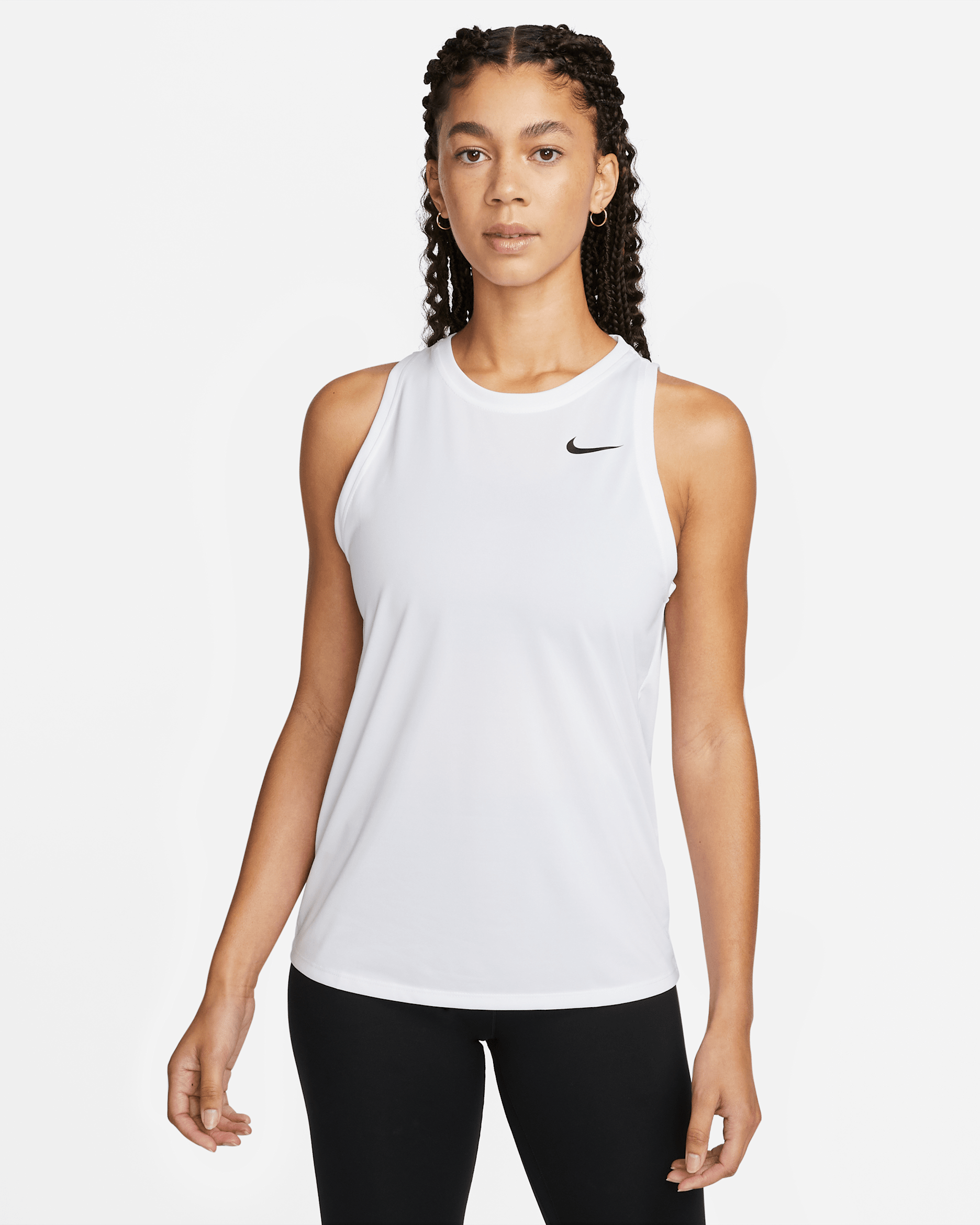 Nike Dri-FIT Women's Training Tank - White/Black