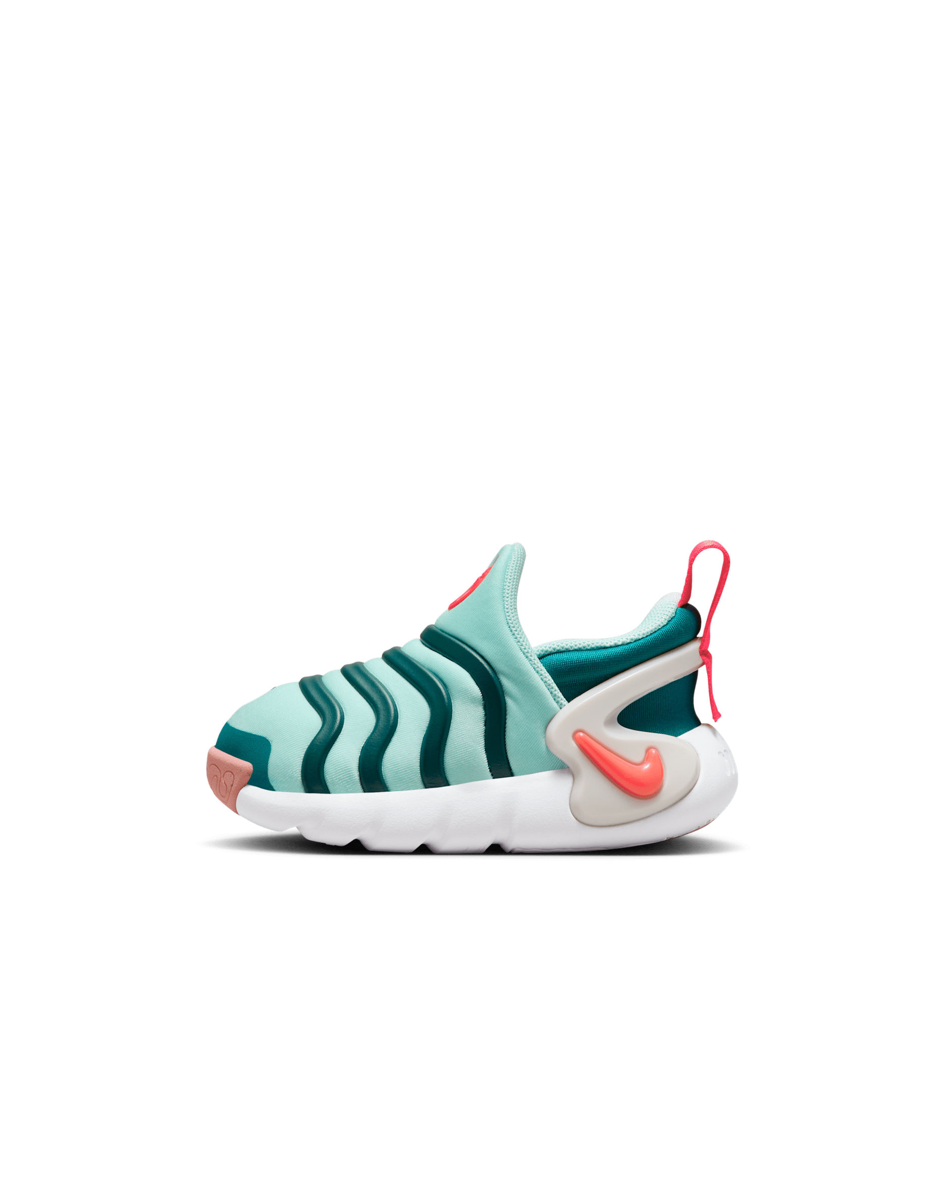 Nike Dynamo Go Baby/Toddler Easy On/Off Shoes - Jade Ice/Geode Teal/Red Stardust/Siren Red