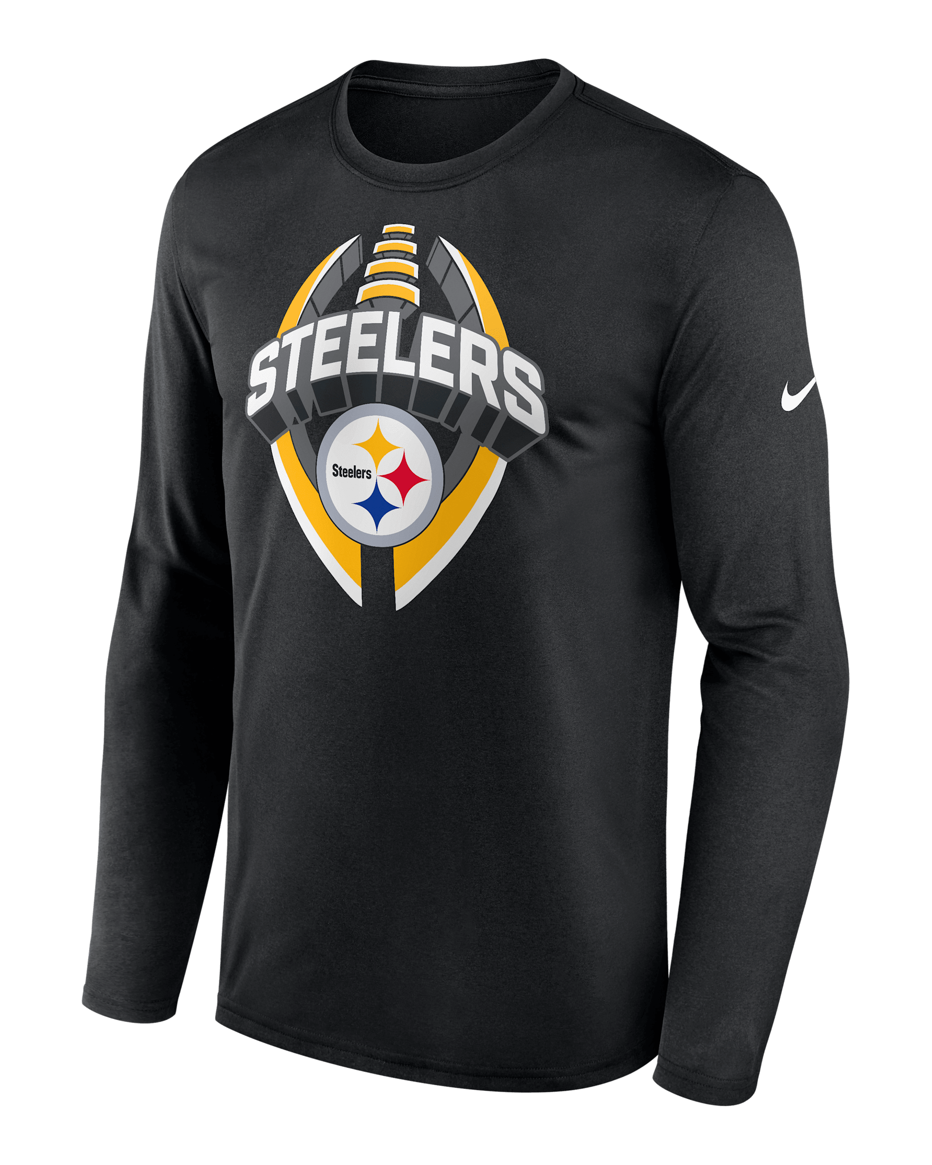 Pittsburgh Steelers Legend Icon Men's Nike Dri-FIT NFL Long-Sleeve T-Shirt - Black