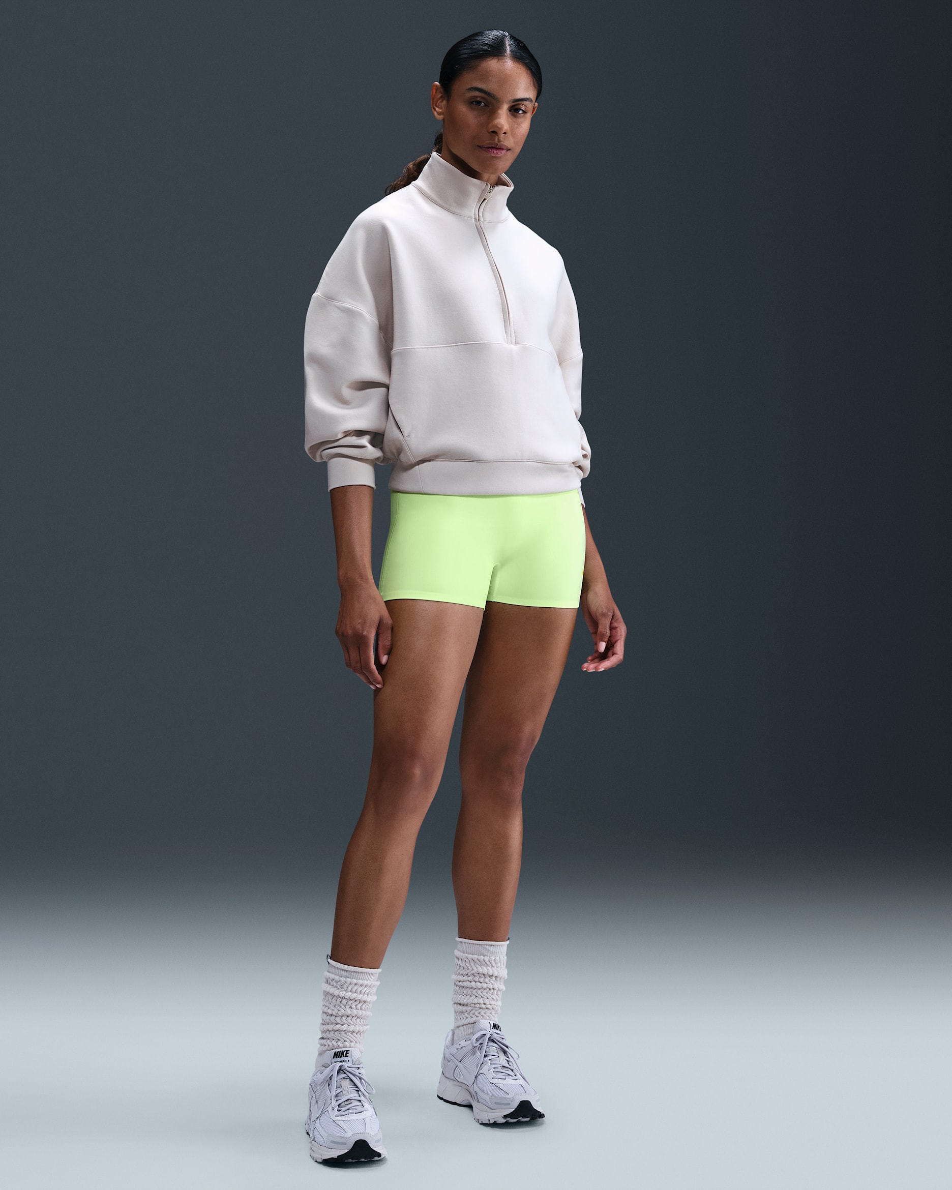Nike Form Women's Boyshorts - Barely Volt/Clear