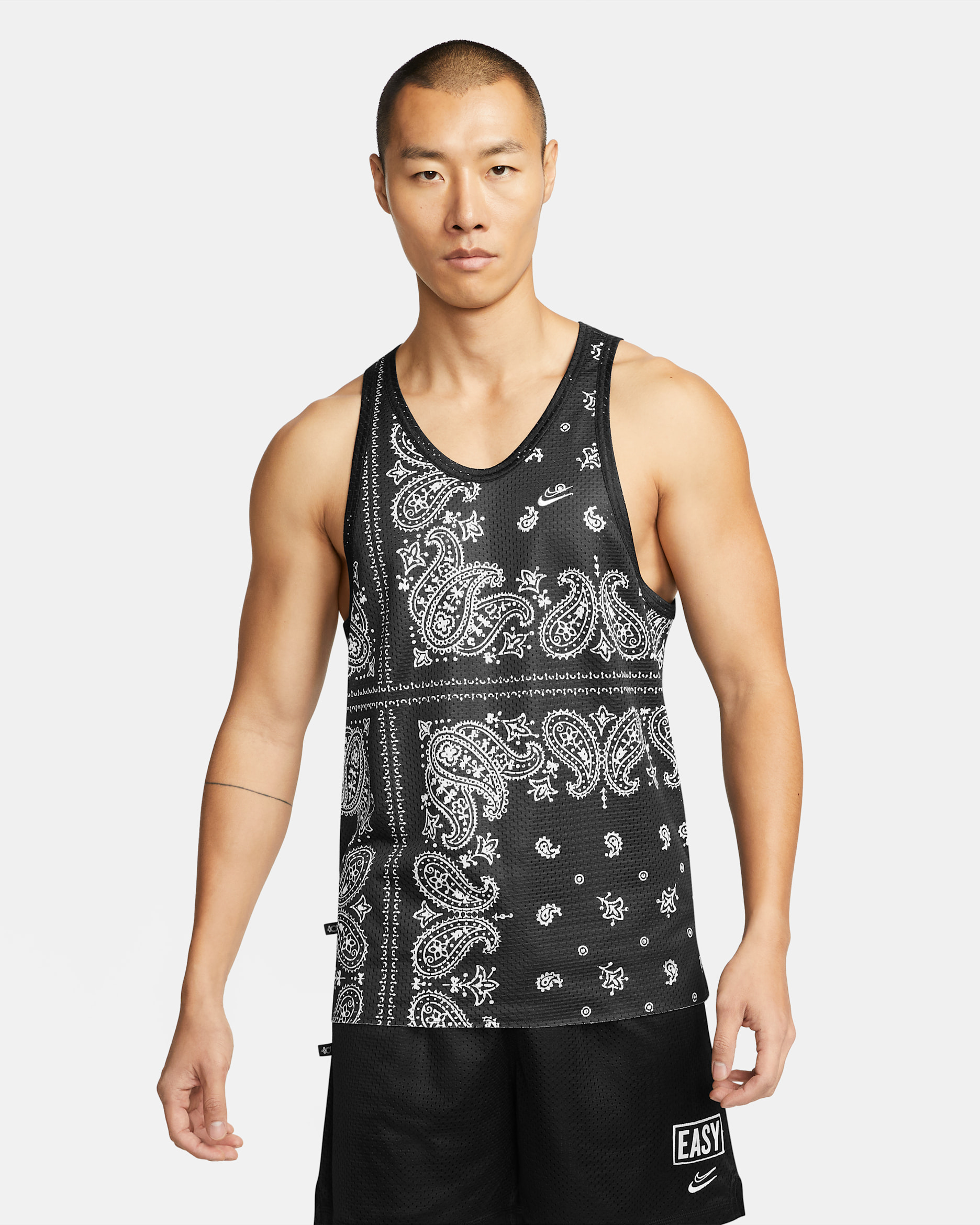 เสื้อแขนกุดผู้ชาย Nike Dri-FIT KD - ดำ/ดำ/Summit White