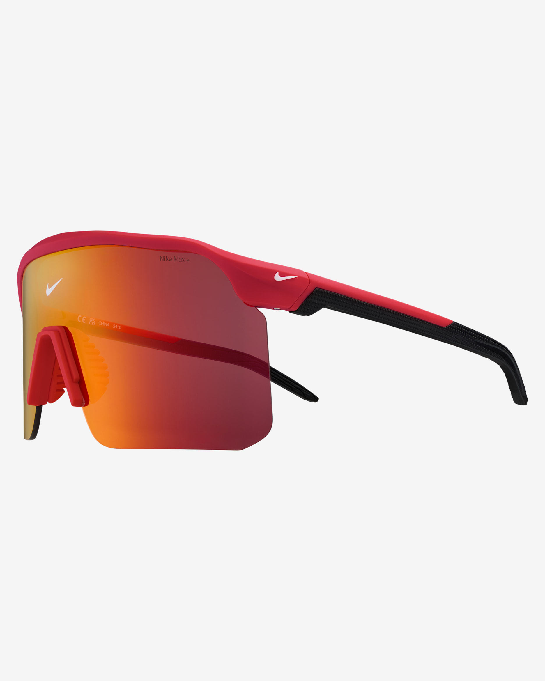Lentes de sol Road Tint Nike Expedition Shield - Rojo universitario/Rojo