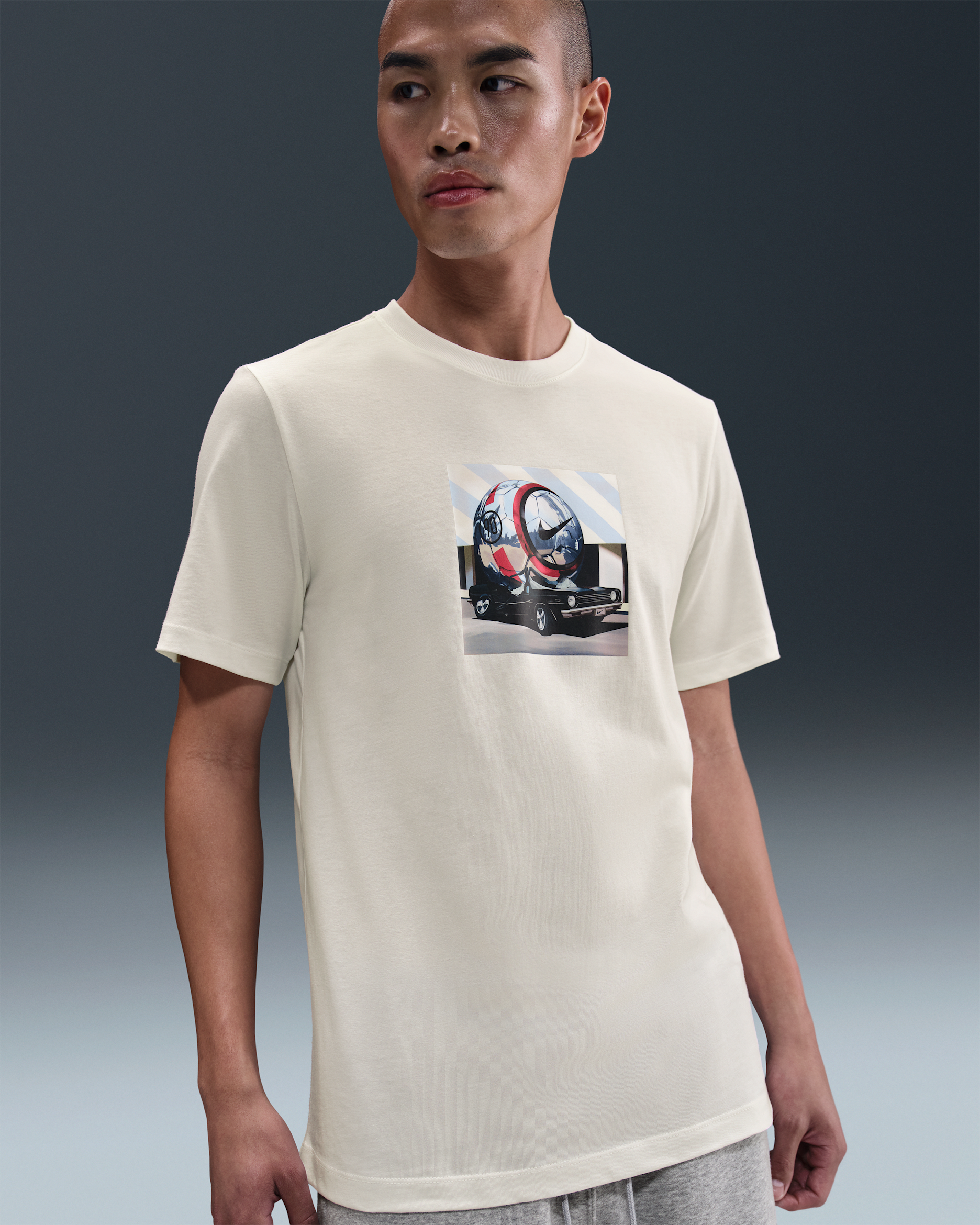 Nike Men's Football T-Shirt - Sail