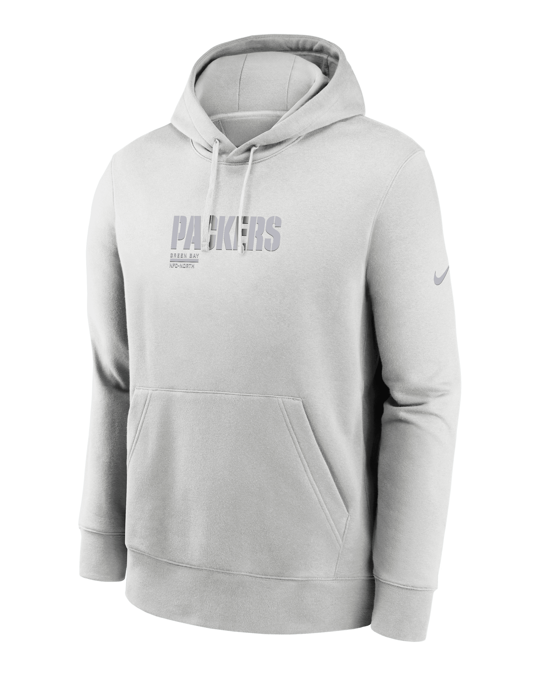 Green Bay Packers Slot Receiver Club Men's Nike NFL Pullover Hoodie - Grey