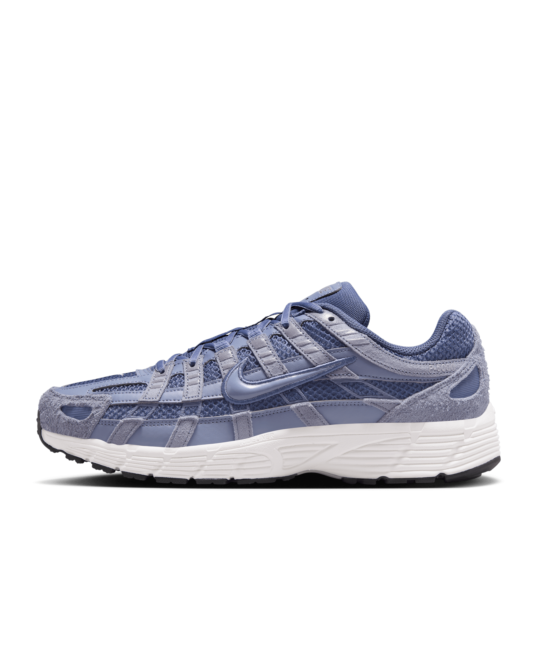 ナイキ P-6000 スエード メンズシューズ - ディフューズブルー/セイル/ブラック/アッシェンスレート