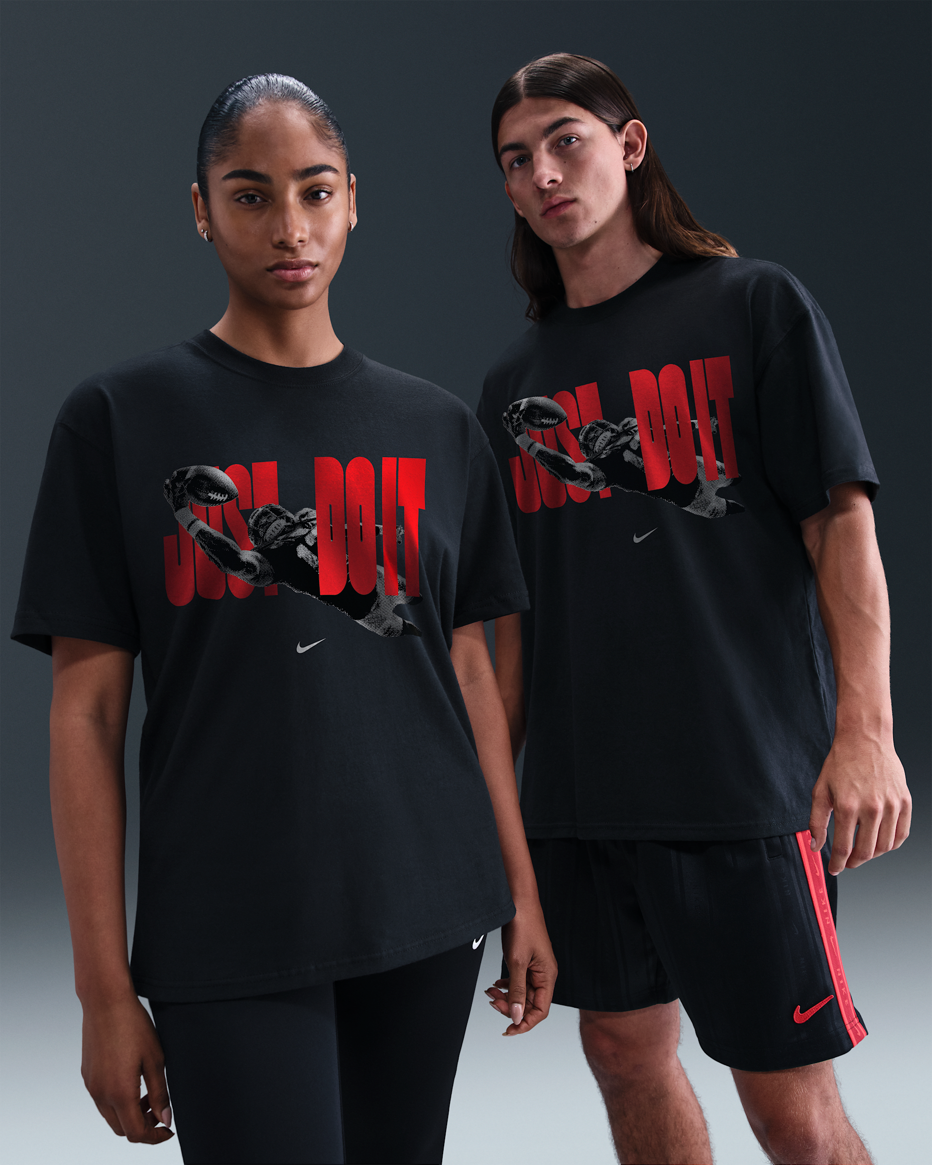Just Do It: Nike Football Football T-Shirt - Black