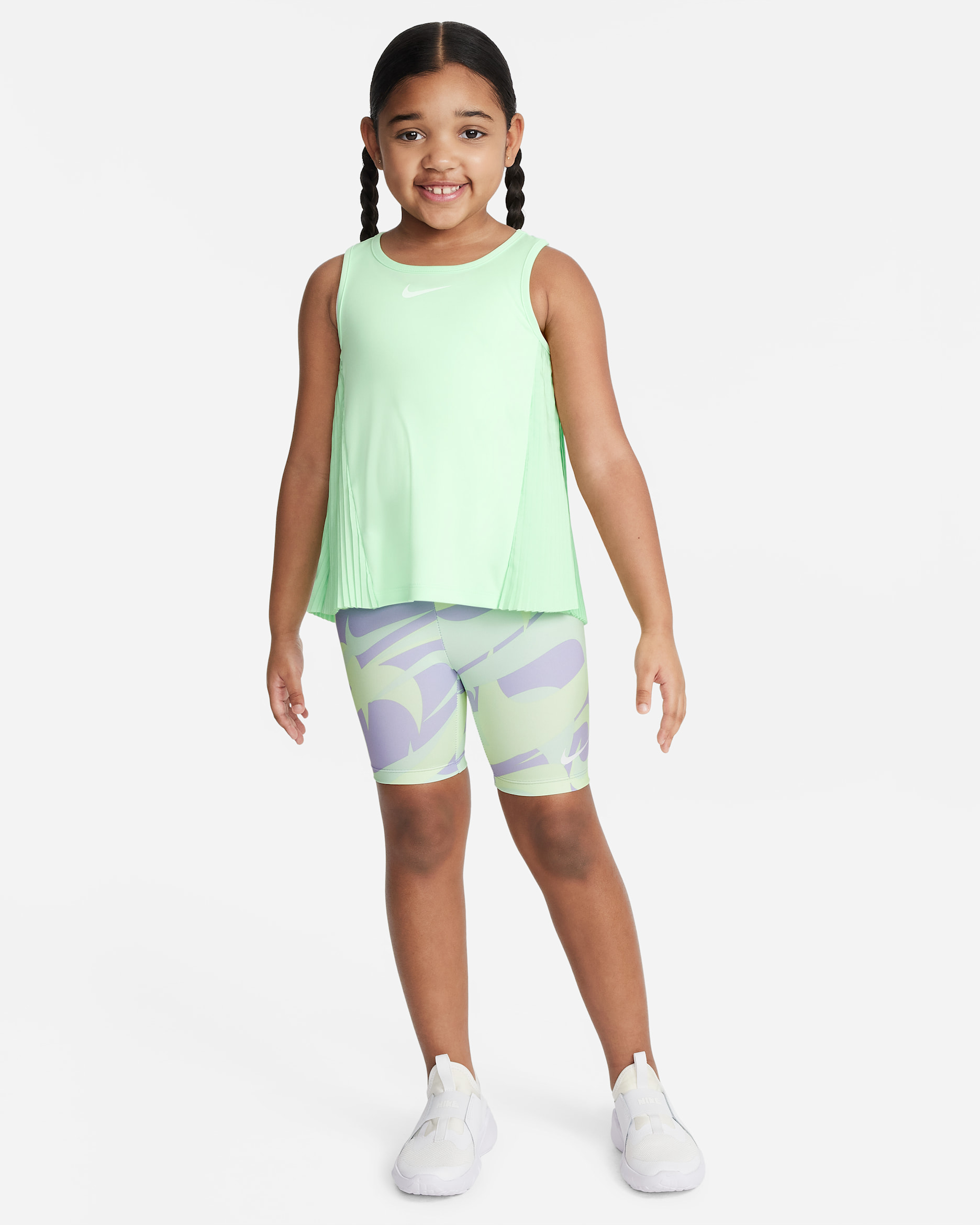 Nike Dri-FIT Prep in Your Step Little Kids' Shorts Set - Hydrangeas