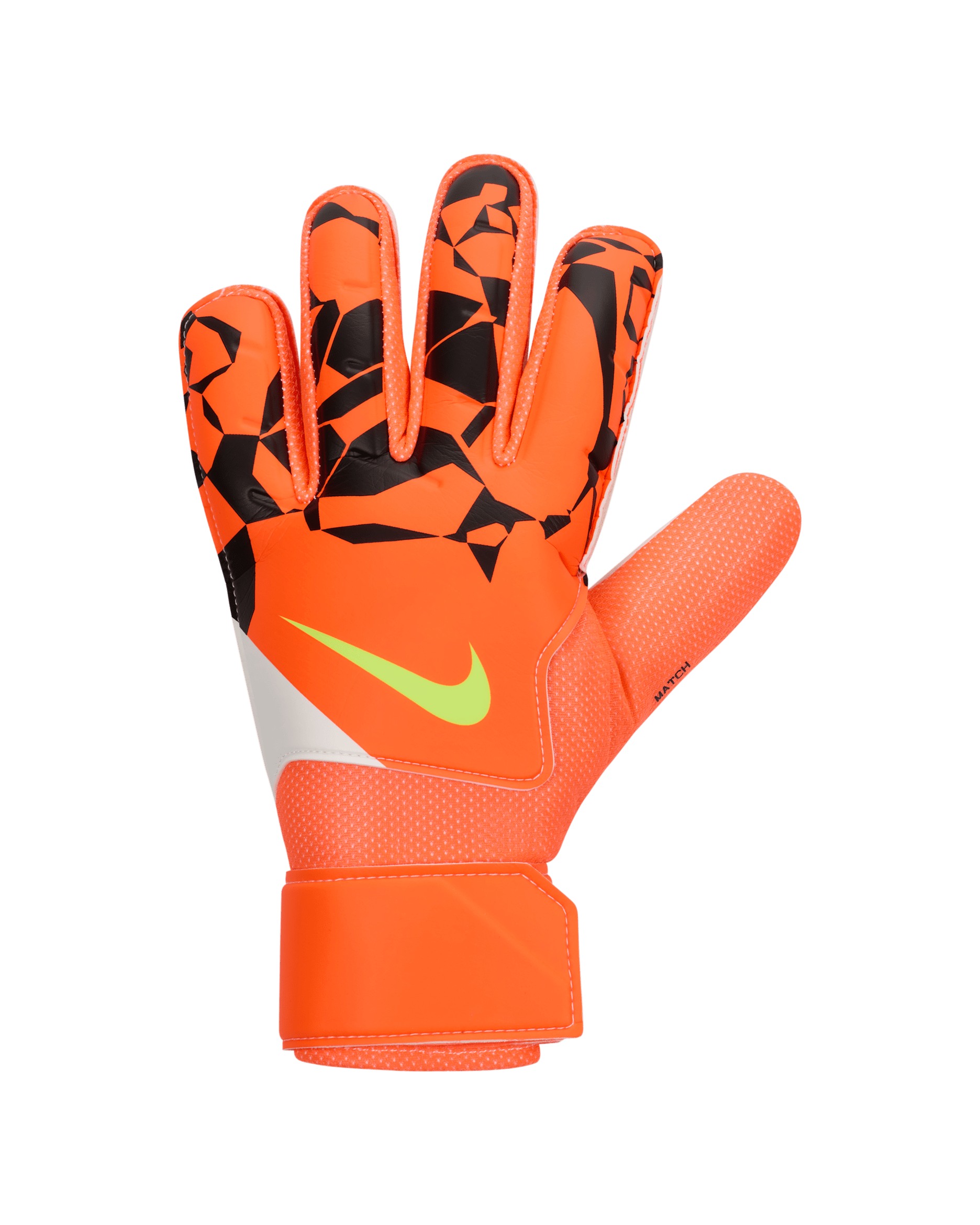 Nike Match Goalkeeper Football Gloves - Hyper Crimson/Black/Volt