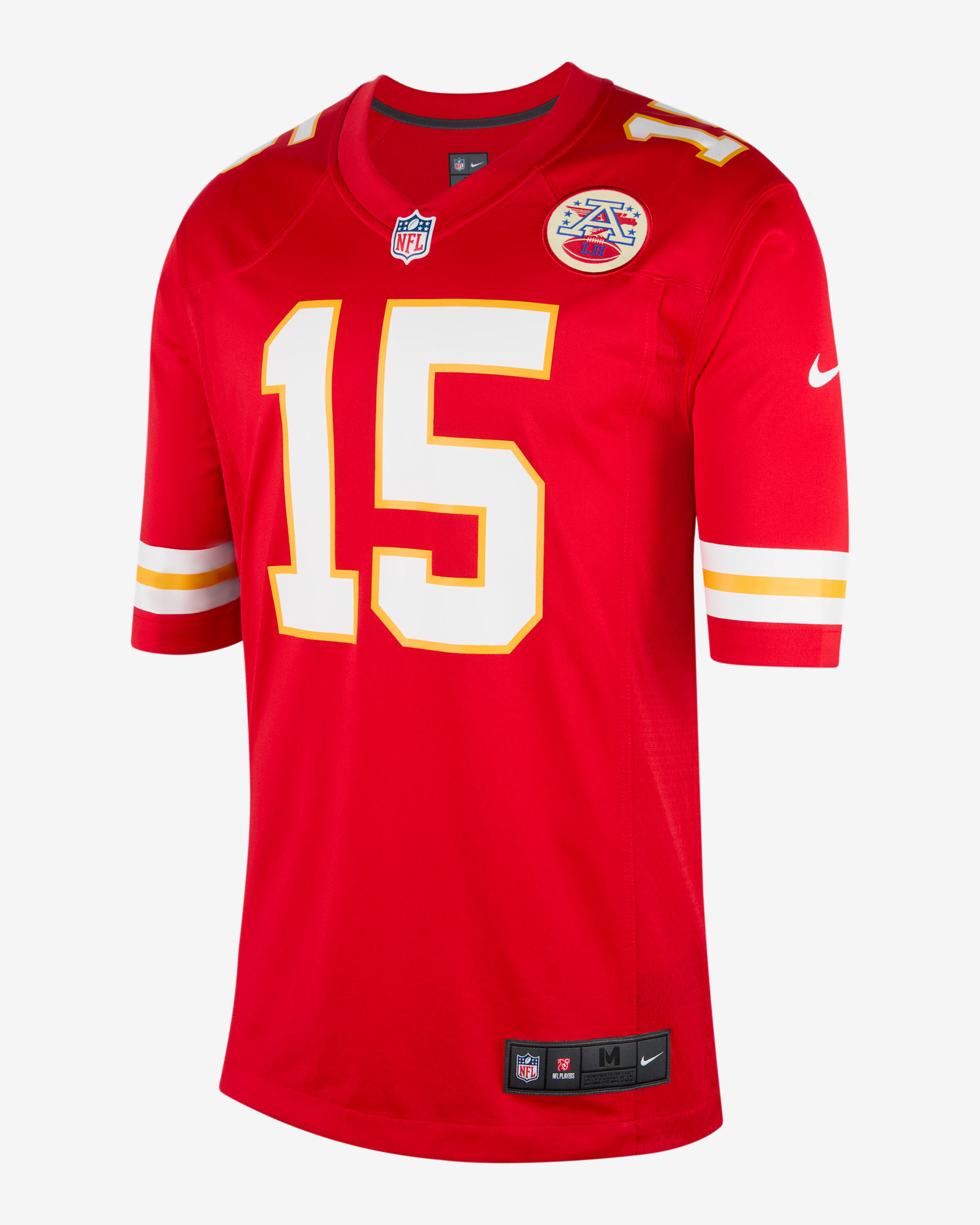 NFL Kansas City Chiefs (Patrick Mahomes) Men's Game American Football Jersey - University Red