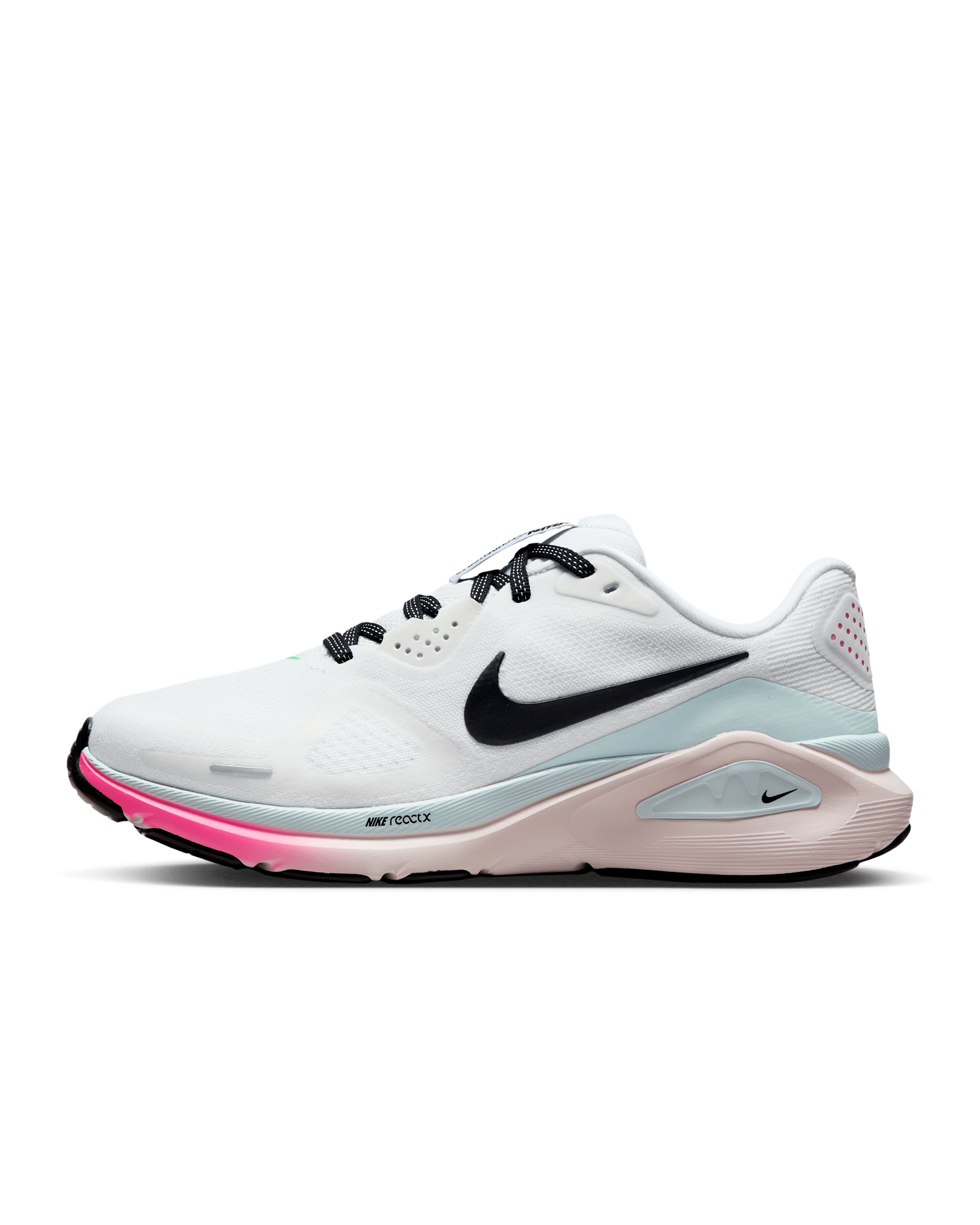 Nike Structure 26 Women's Road Running Shoes - White/Glacier Ice/Hyper Pink/Black