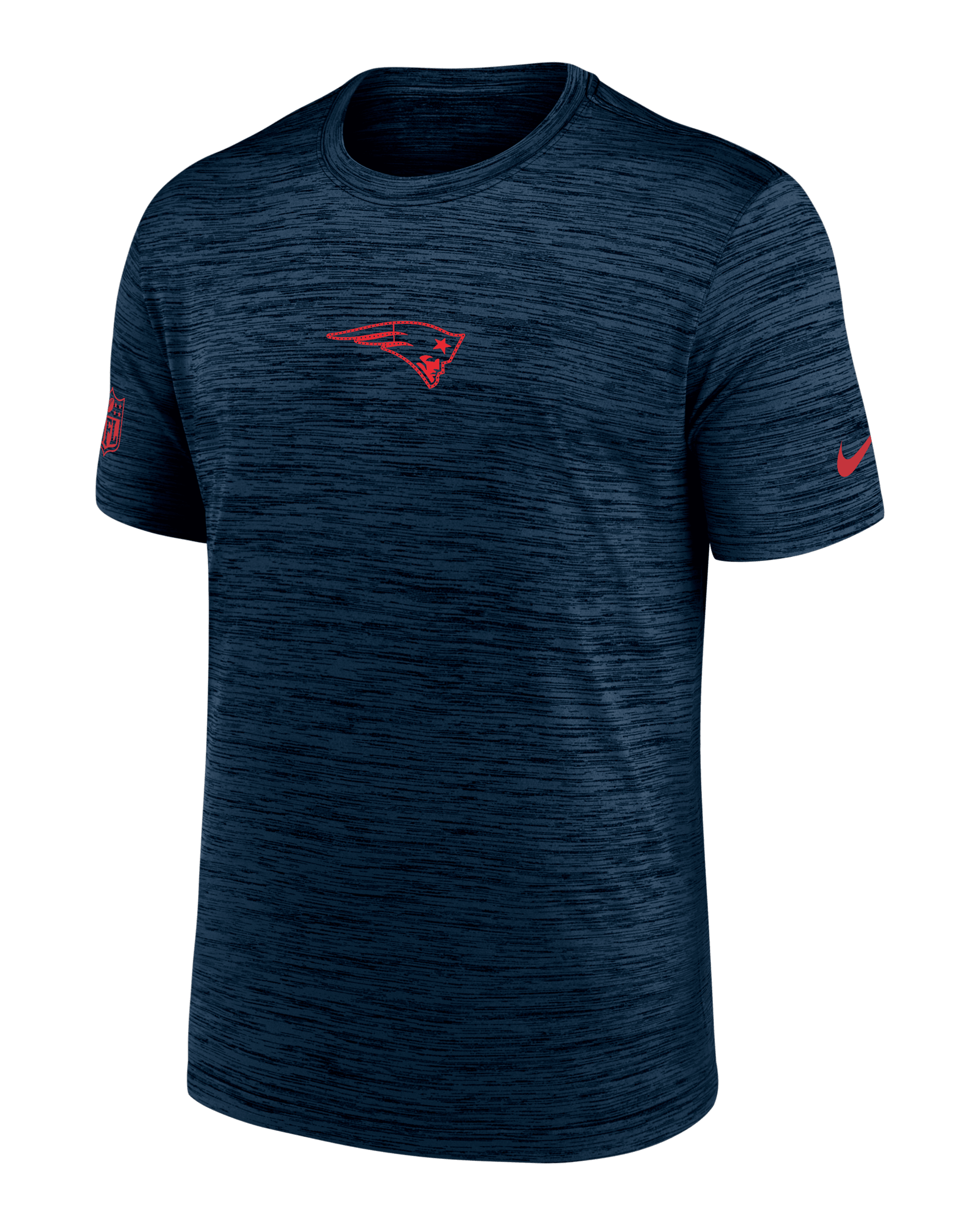 Playera Nike Dri-FIT de la NFL para hombre New England Patriots Sideline Team Issue Velocity - Azul marino