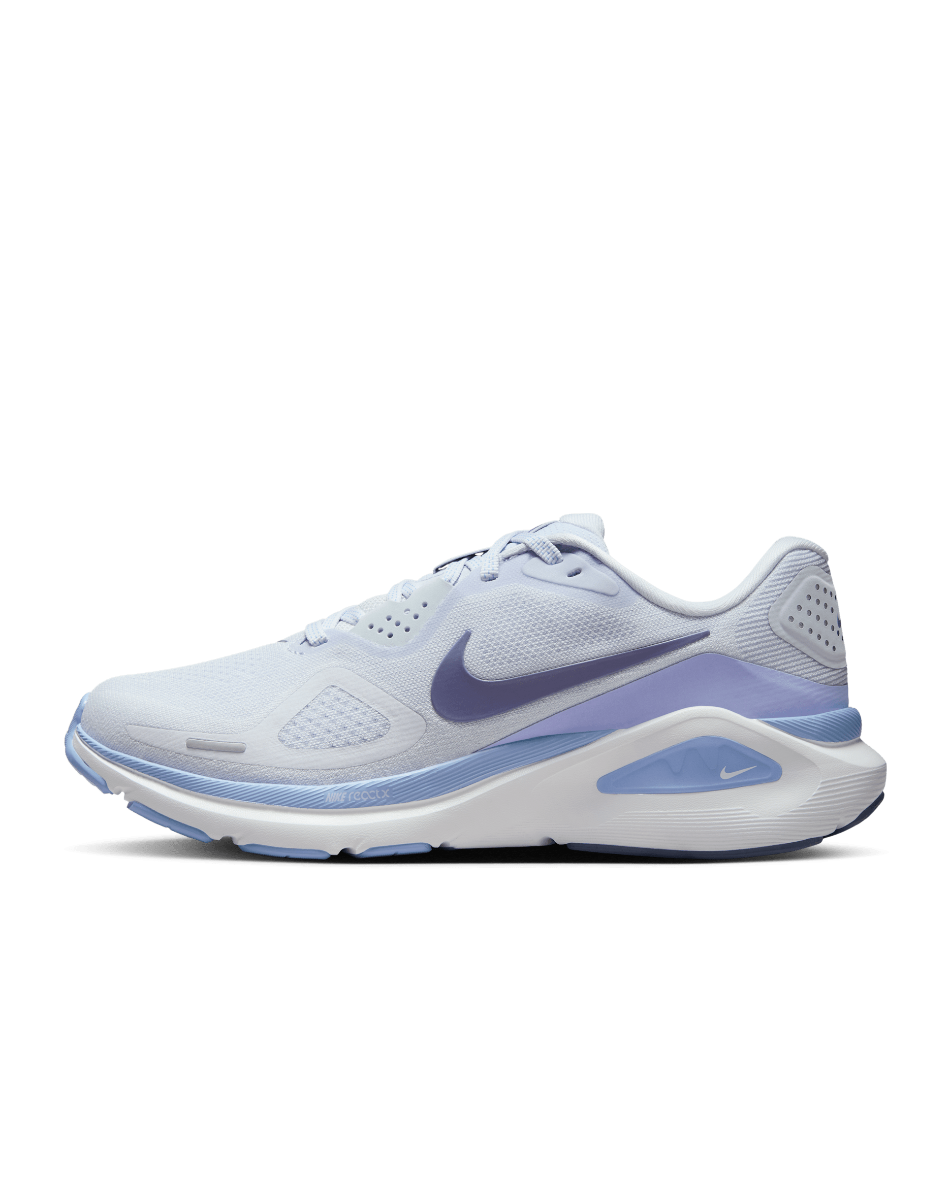 Nike Structure 26 Women's Road Running Shoes - Football Grey/Aluminum/White/World Indigo