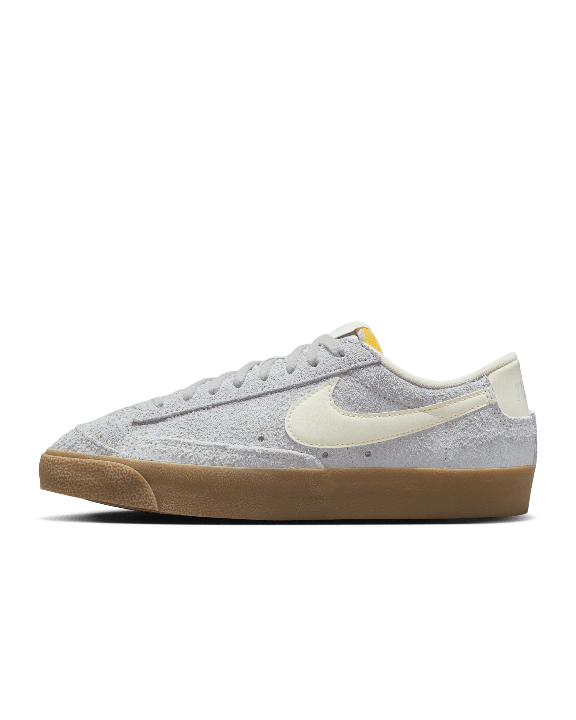 Nike Blazer Low '77 Vintage Women's Shoes - Football Grey/Gum Light Brown/Team Orange/Pale Ivory