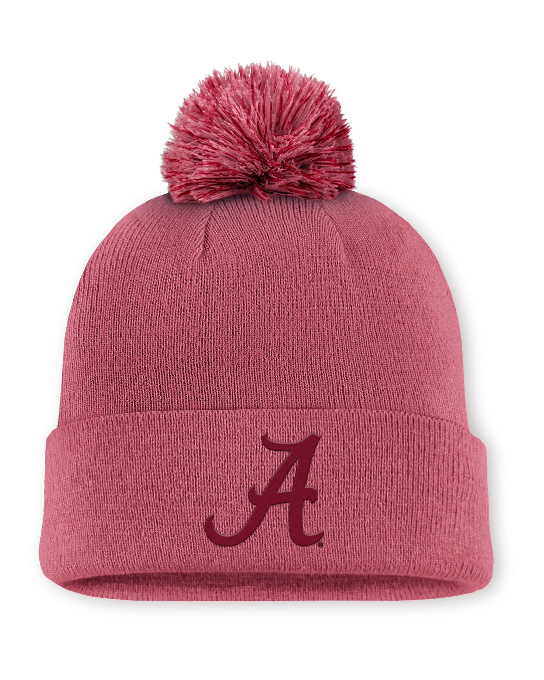Alabama Primetime Campus Toned Men's Nike College Cuffed Pom Beanie - Pink