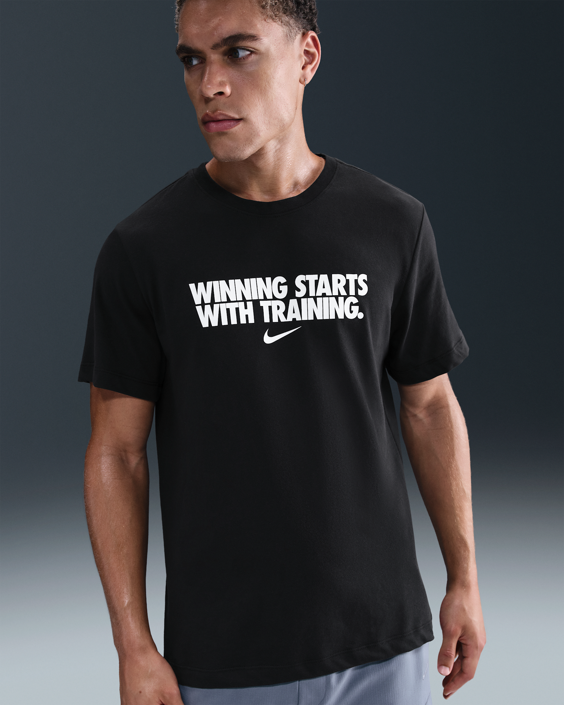 Playera Dri-FIT para hombre Nike - Negro
