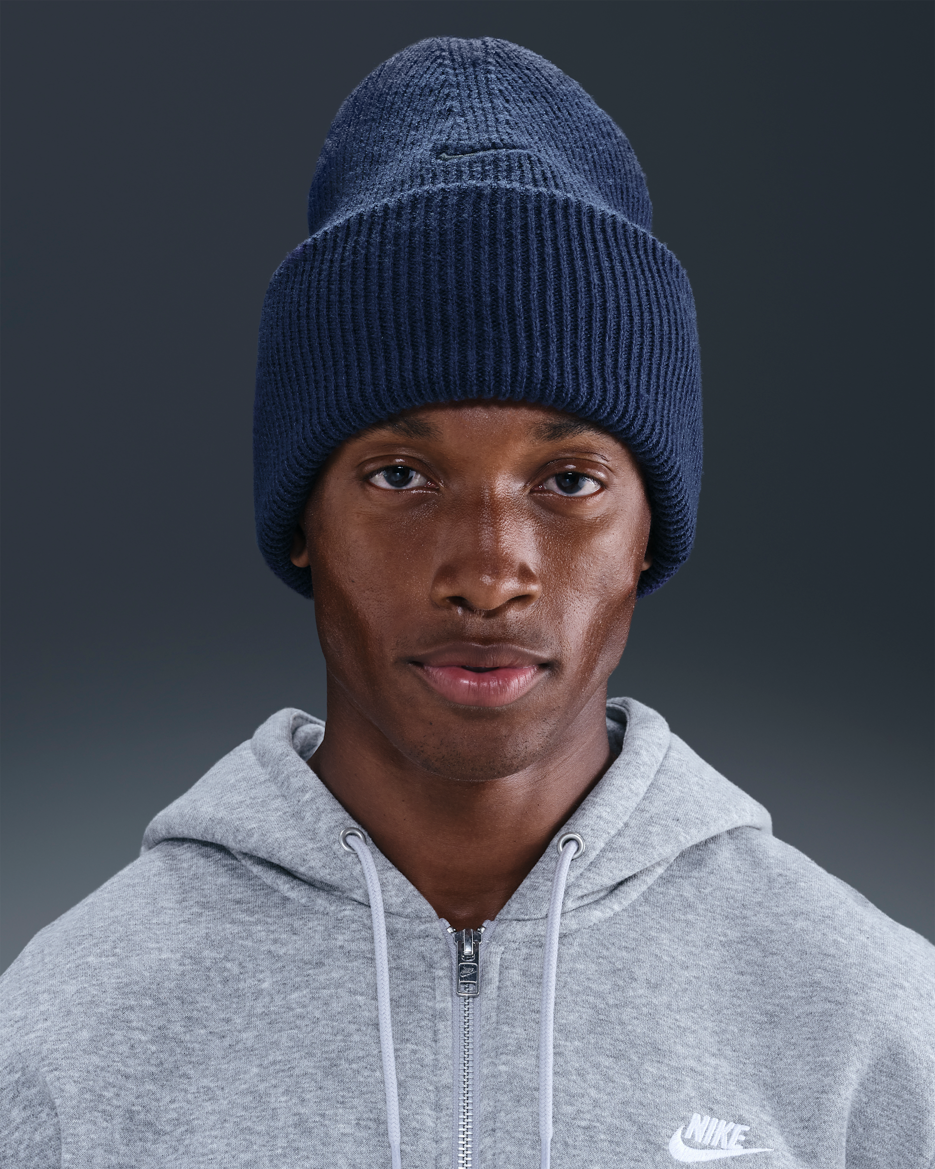 Nike Peak Premium Beanie - Midnight Navy/Midnight Navy