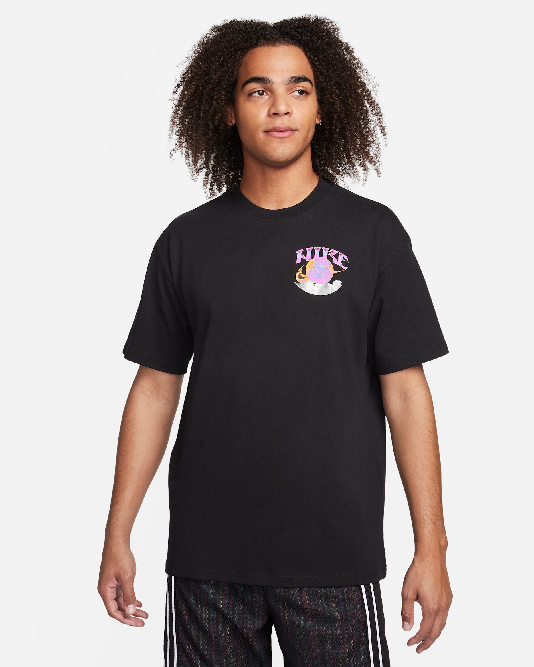 Nike Swoosh Men's Max90 Basketball T-Shirt - Black