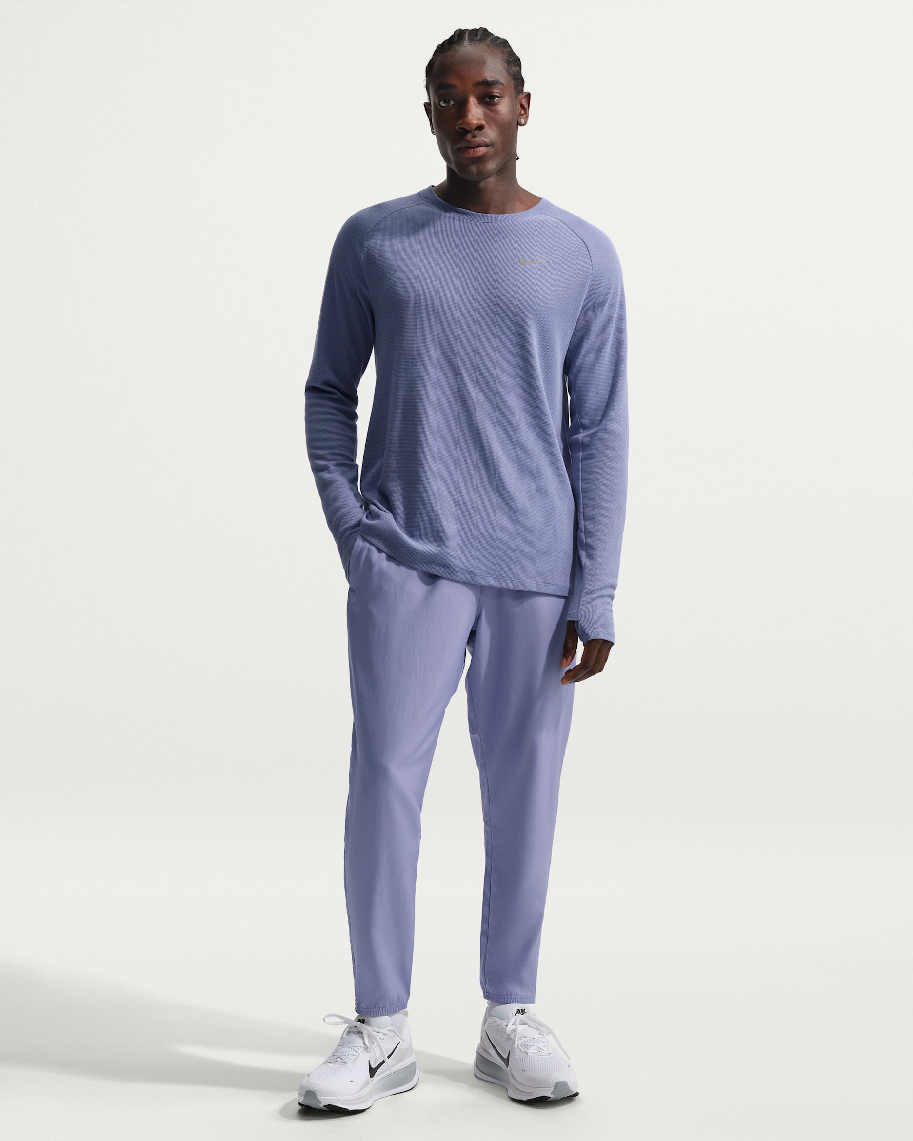 Nike Challenger Dri-FIT geweven hardloopbroek voor heren - Iron Purple