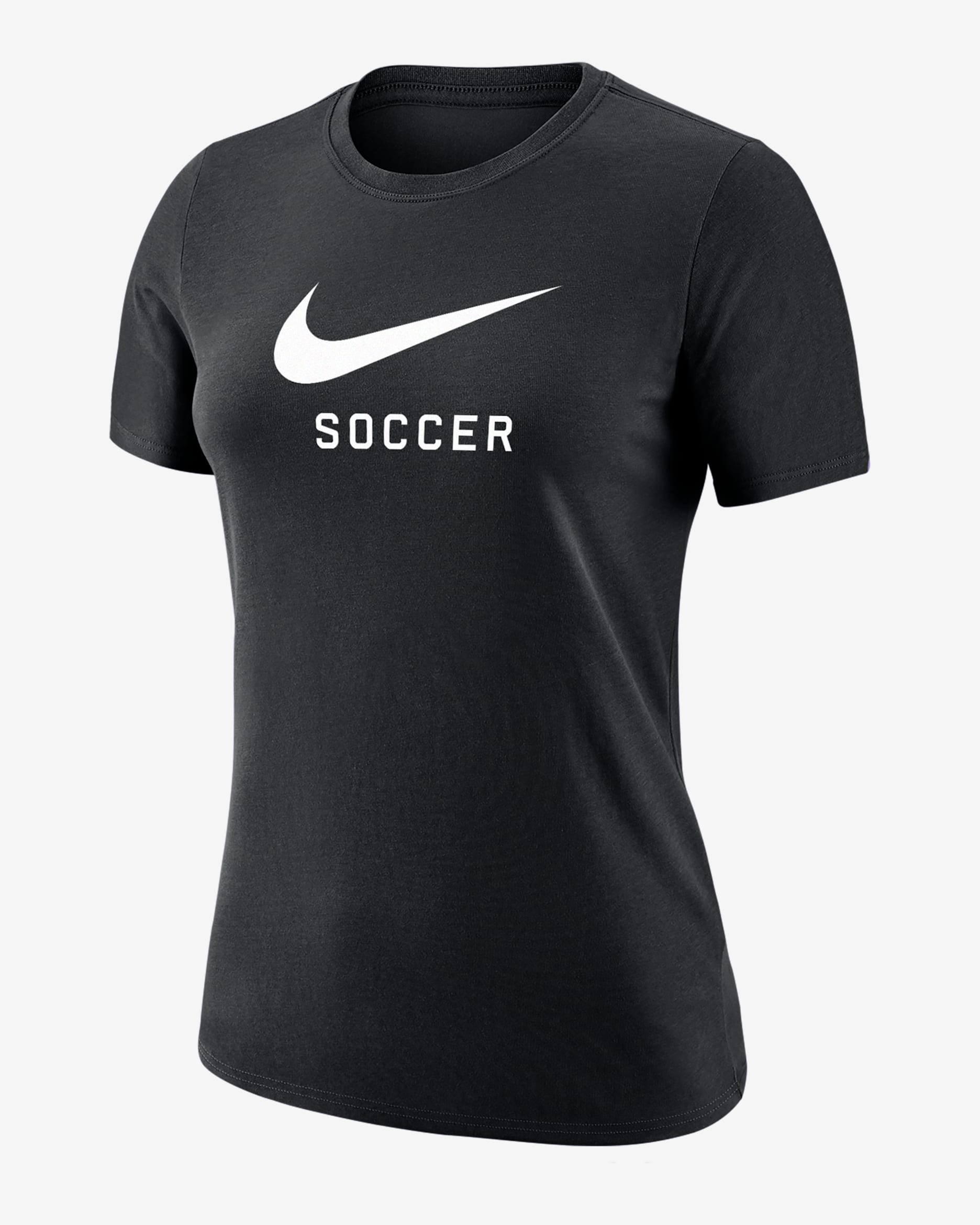 Nike Swoosh Women's Soccer Short-Sleeve T-Shirt - Black