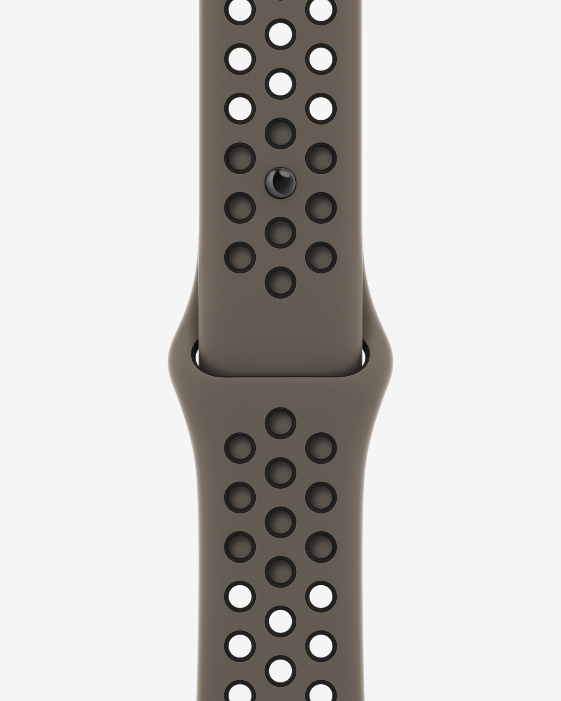 41mm Olive Gray/Black Nike Sport Band - M/L - Olive Grey/Black