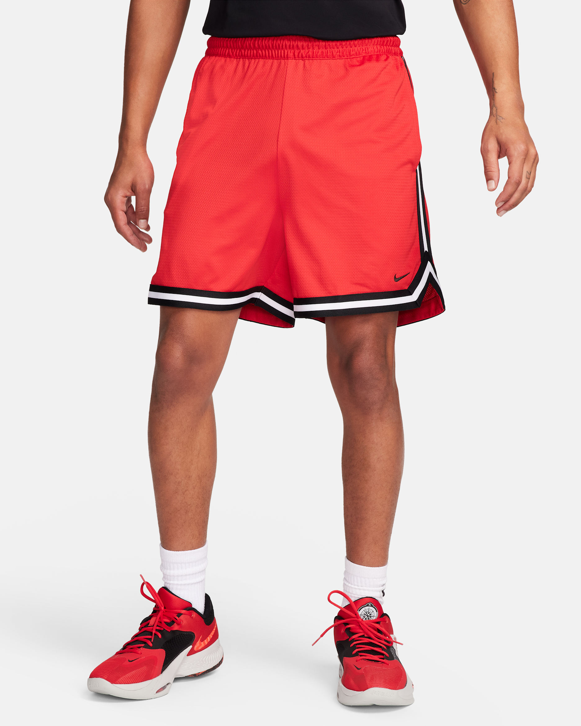 Nike DNA Men's Dri-FIT 6" Basketball Shorts - University Red/Black/Black