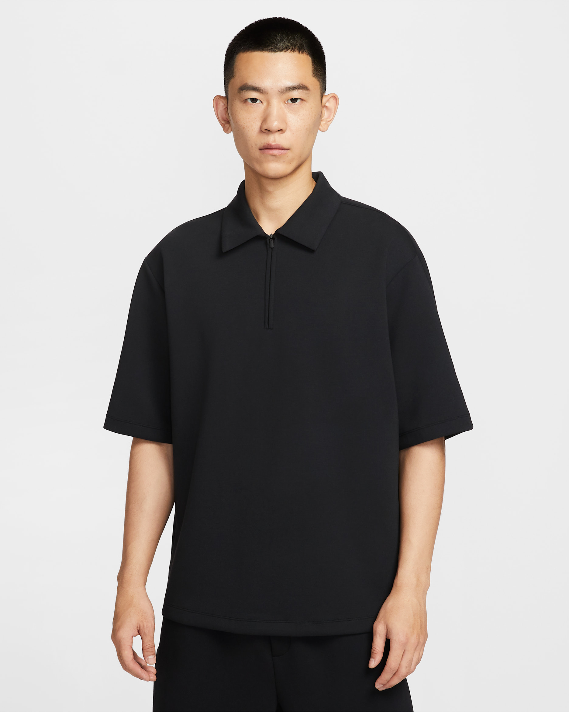 Nike 24.7 ImpossiblySoft Men's Dri-FIT Polo - Black/Dark Smoke Grey