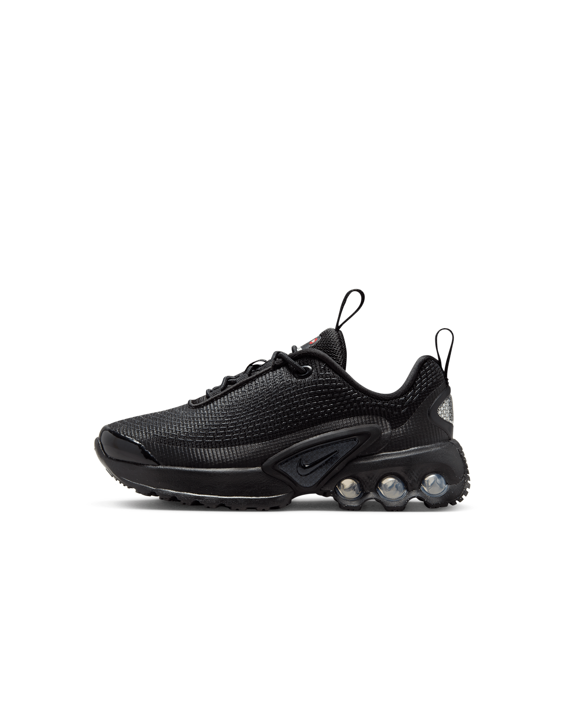 Nike Air Max Dn Little Kids' Shoes - Black/Black/Metallic Dark Grey/Black