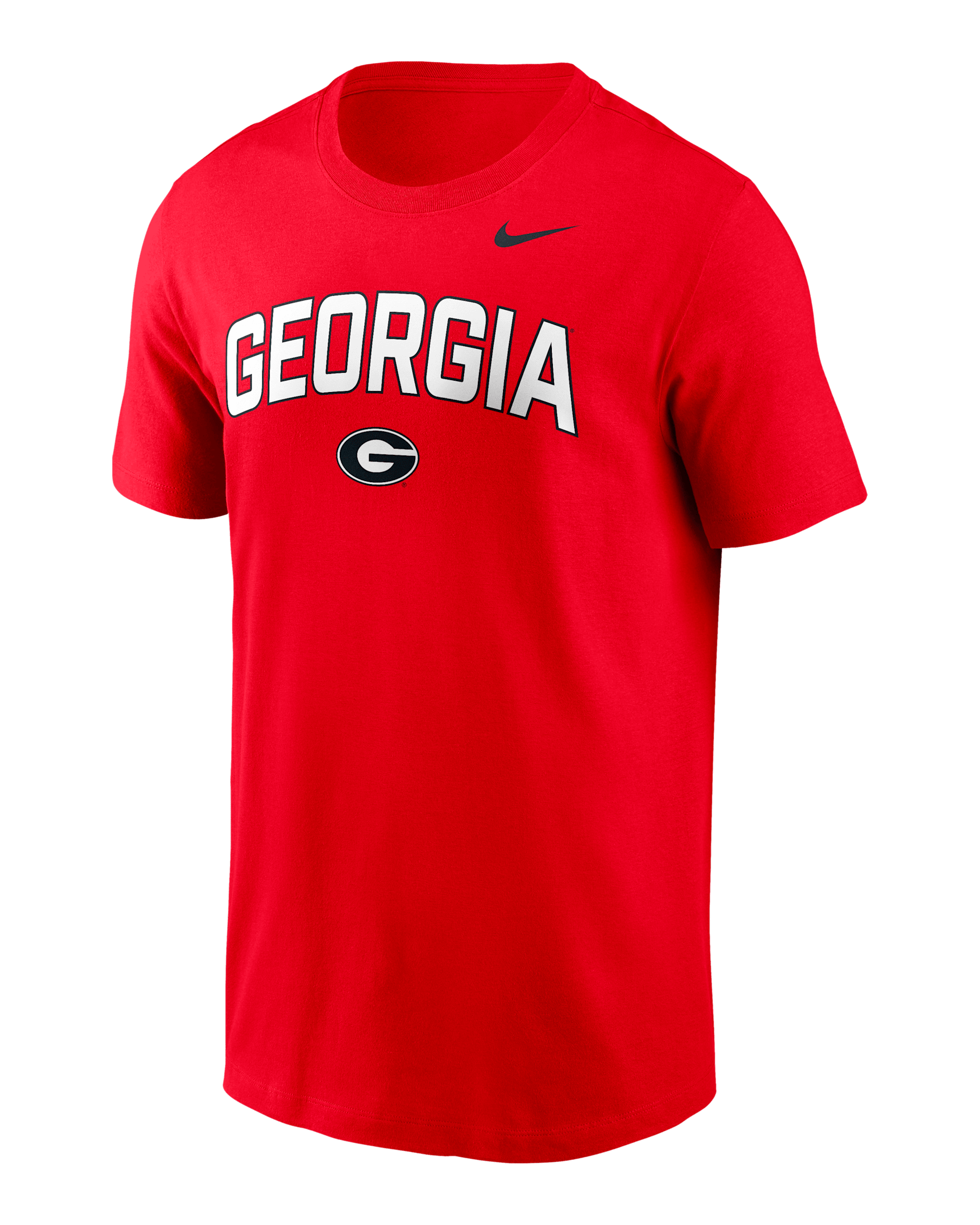 Georgia Primetime Arch Stack Men's Nike College T-Shirt - University Red