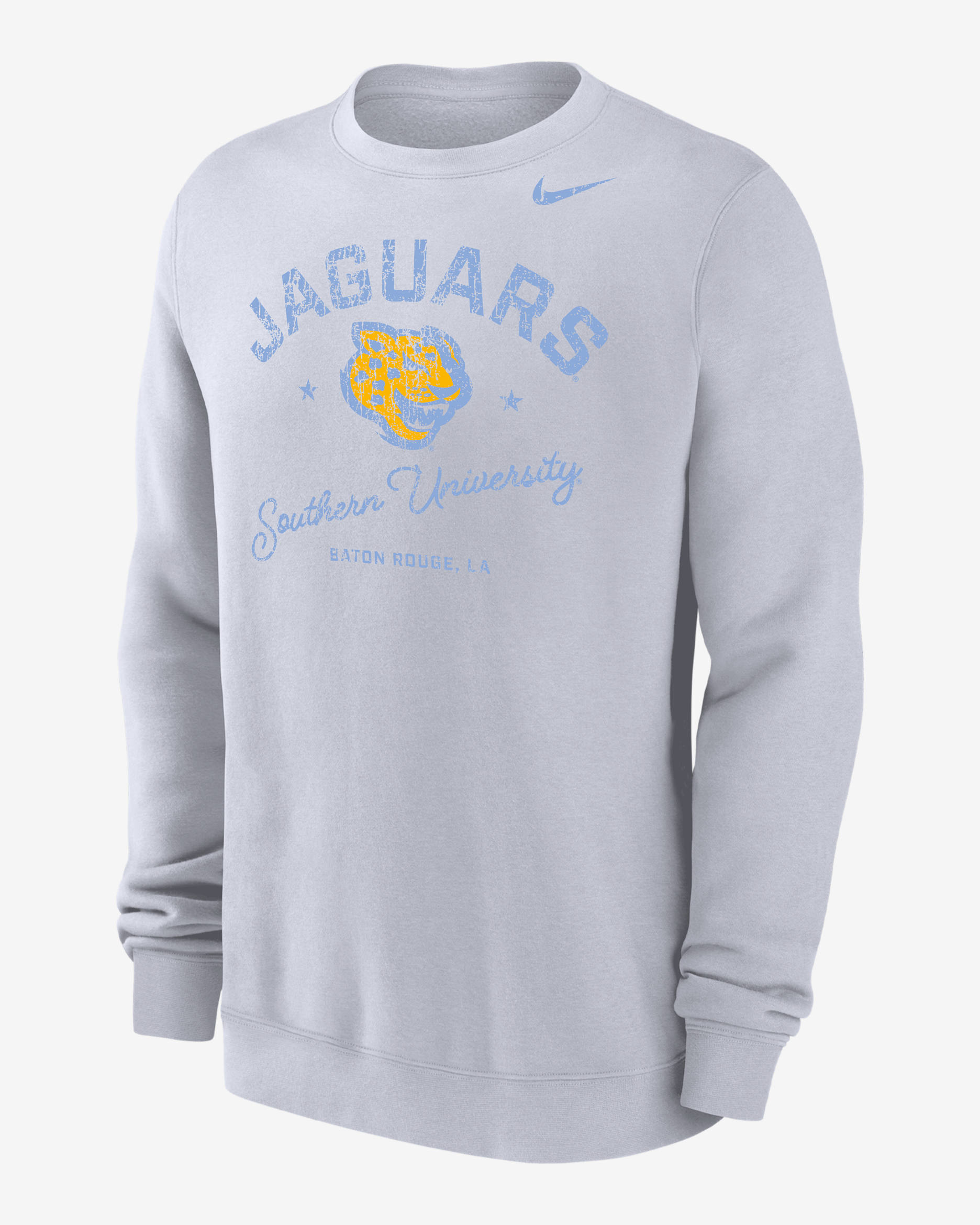 Nike Club Fleece College (Southern University and A&M) Men’s Crew-Neck Sweatshirt - White
