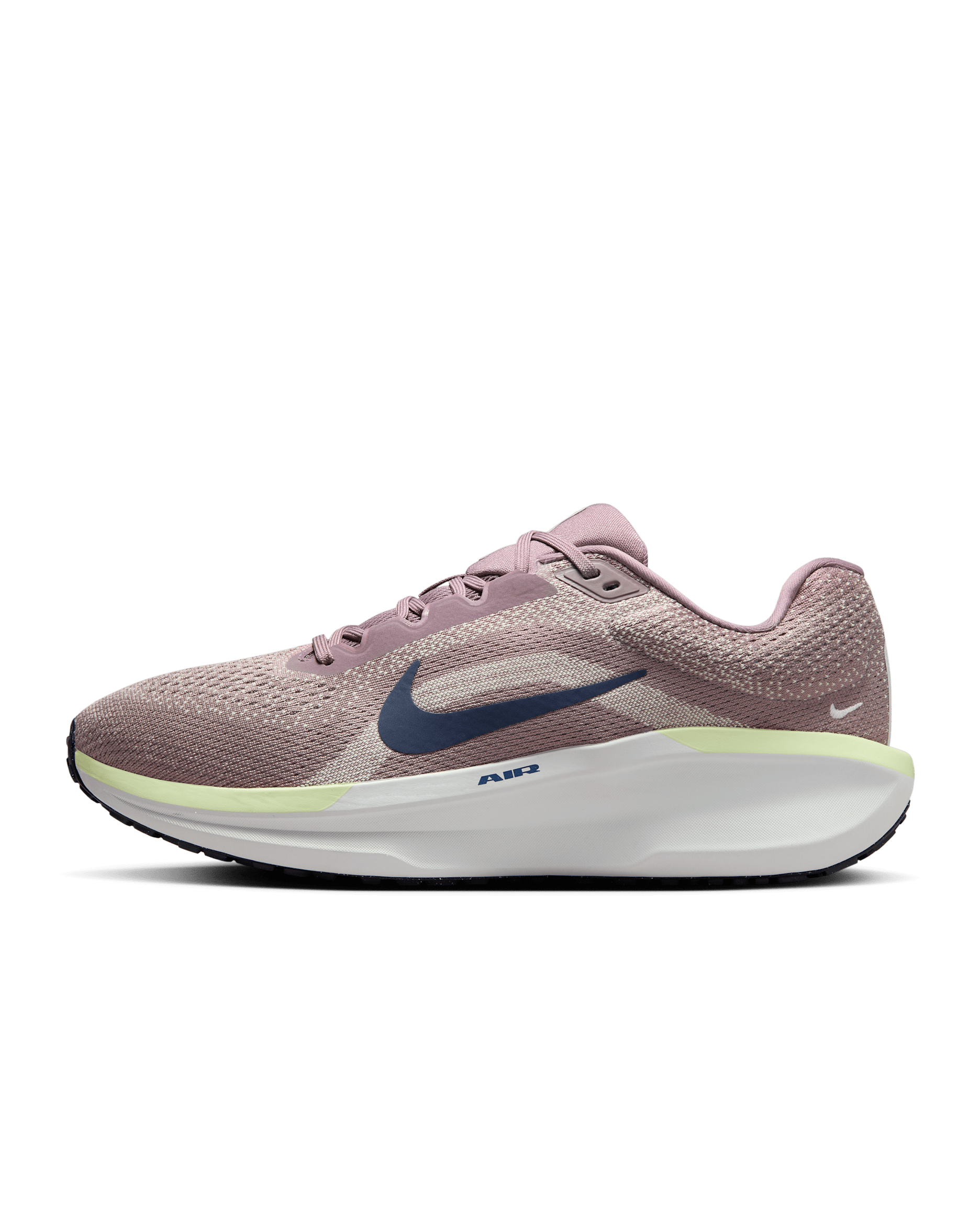 Nike Winflo 11 Men's Road Running Shoes - Taupe Grey/Vast Grey/Barely Volt/Obsidian