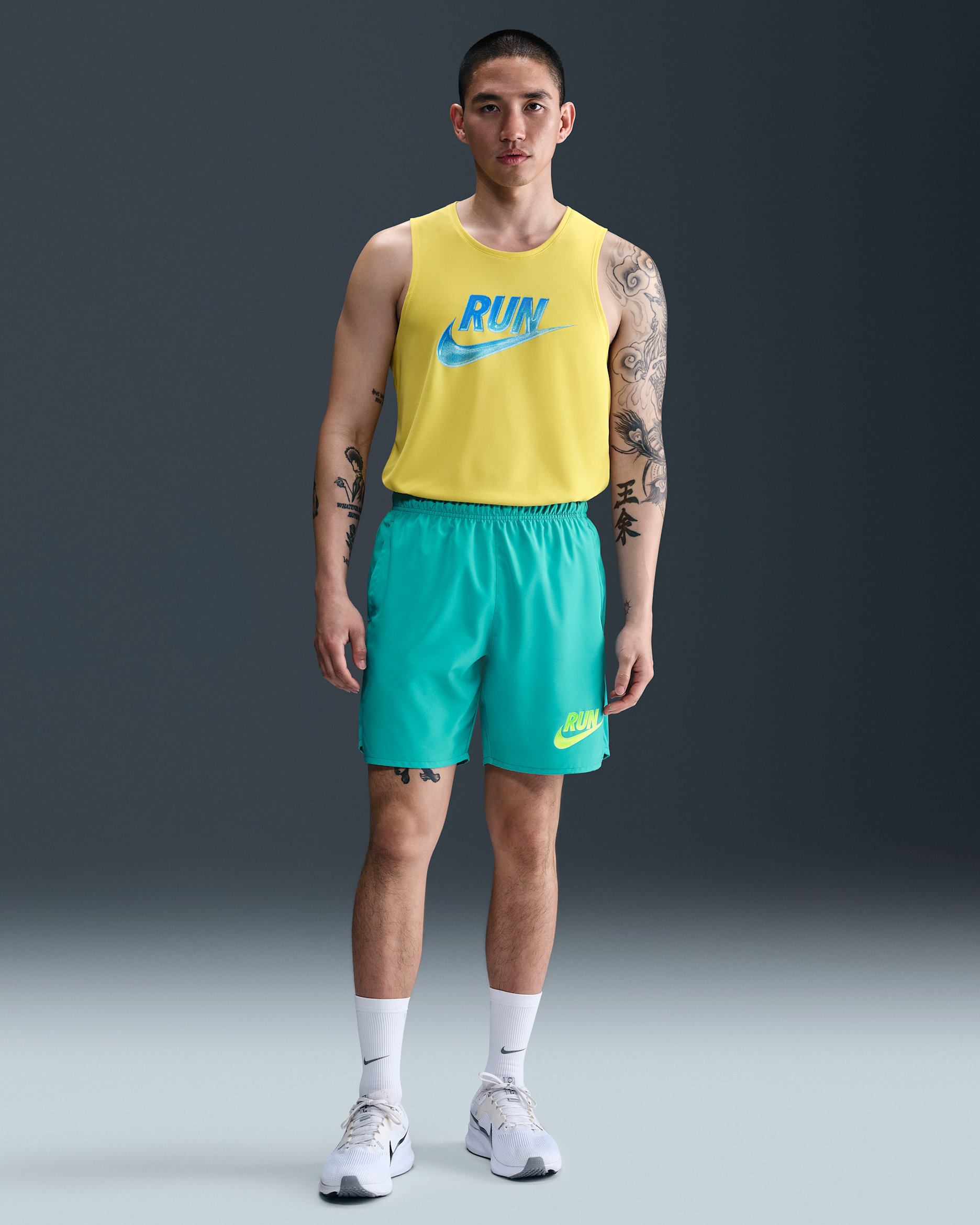 ナイキ チャレンジャー ラン エナジー メンズ Dri-FIT 18cm ランニングショートパンツ - ダスティーカクタス/ダスティーカクタス/ダスティーカクタス/ベアリーボルト