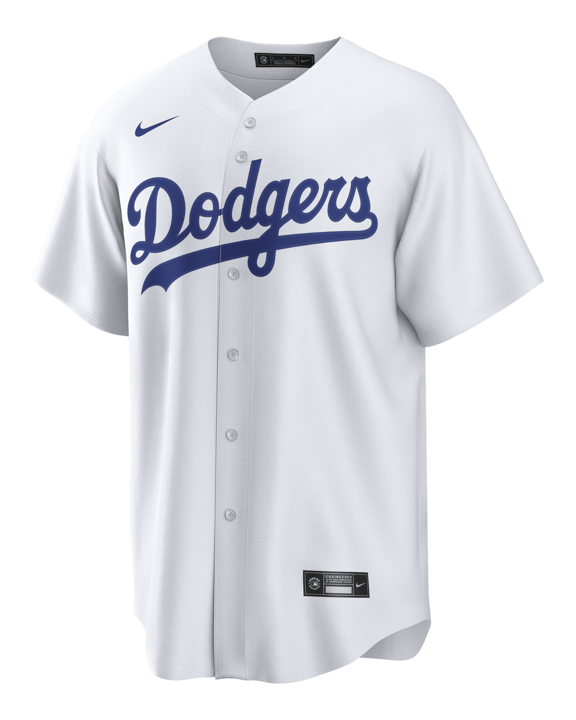 Jersey Nike de la MLB Replica para hombre Yoshinobu Yamamoto Los Angeles Dodgers - Blanco