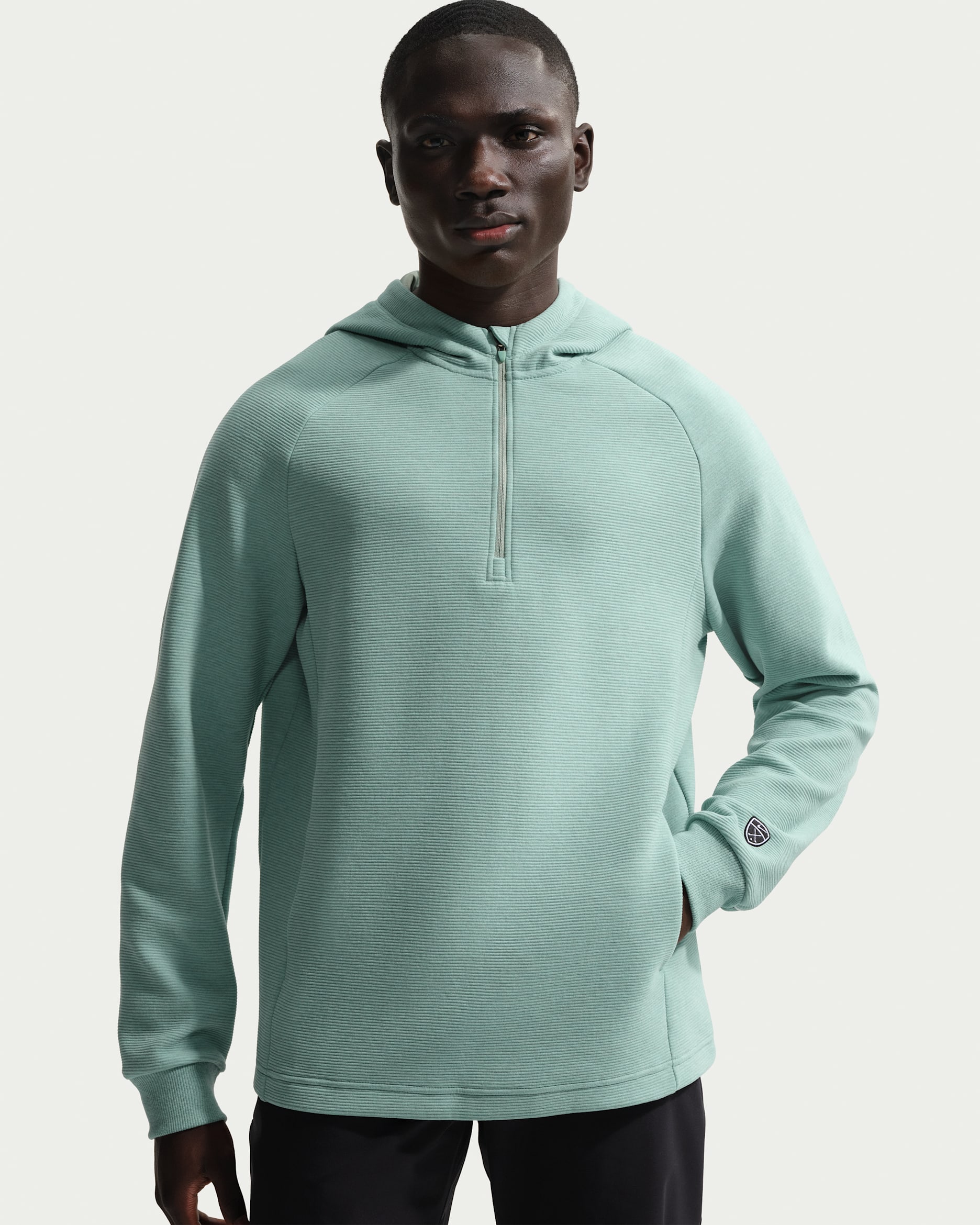 Nike Par Men's Therma-FIT Hoodie - Steam/White/Steam/Black