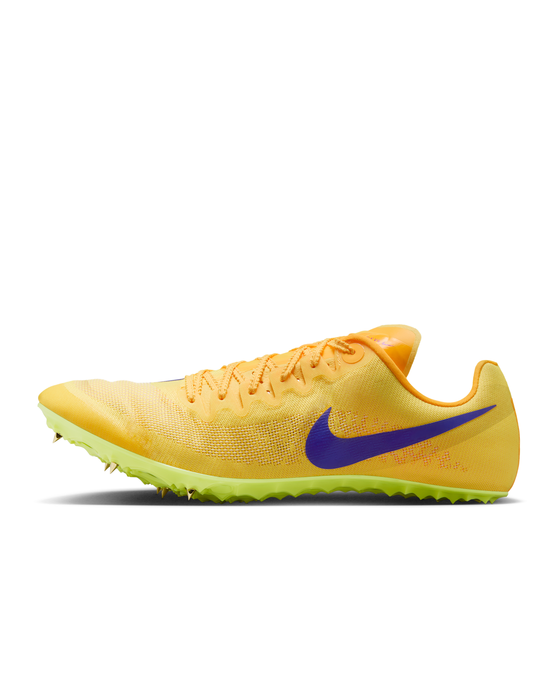 Nike Zoom Ja Fly 4 Athletics Sprinting Spikes - Citron Pulse/Volt Ice/University Gold/Indigo Burst