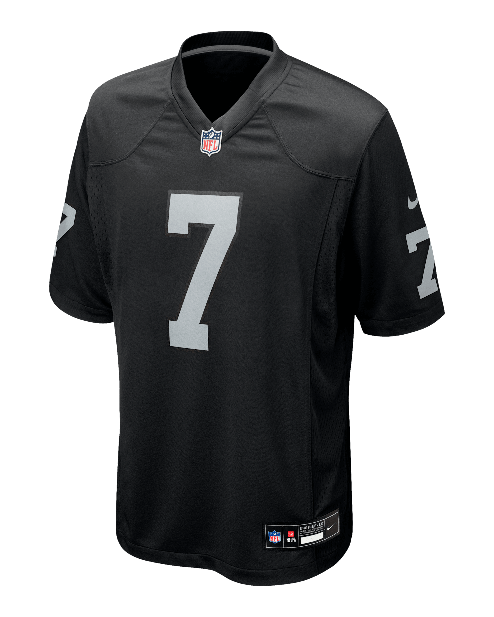 Geno Smith Las Vegas Raiders Men's Nike NFL Game Jersey - Black