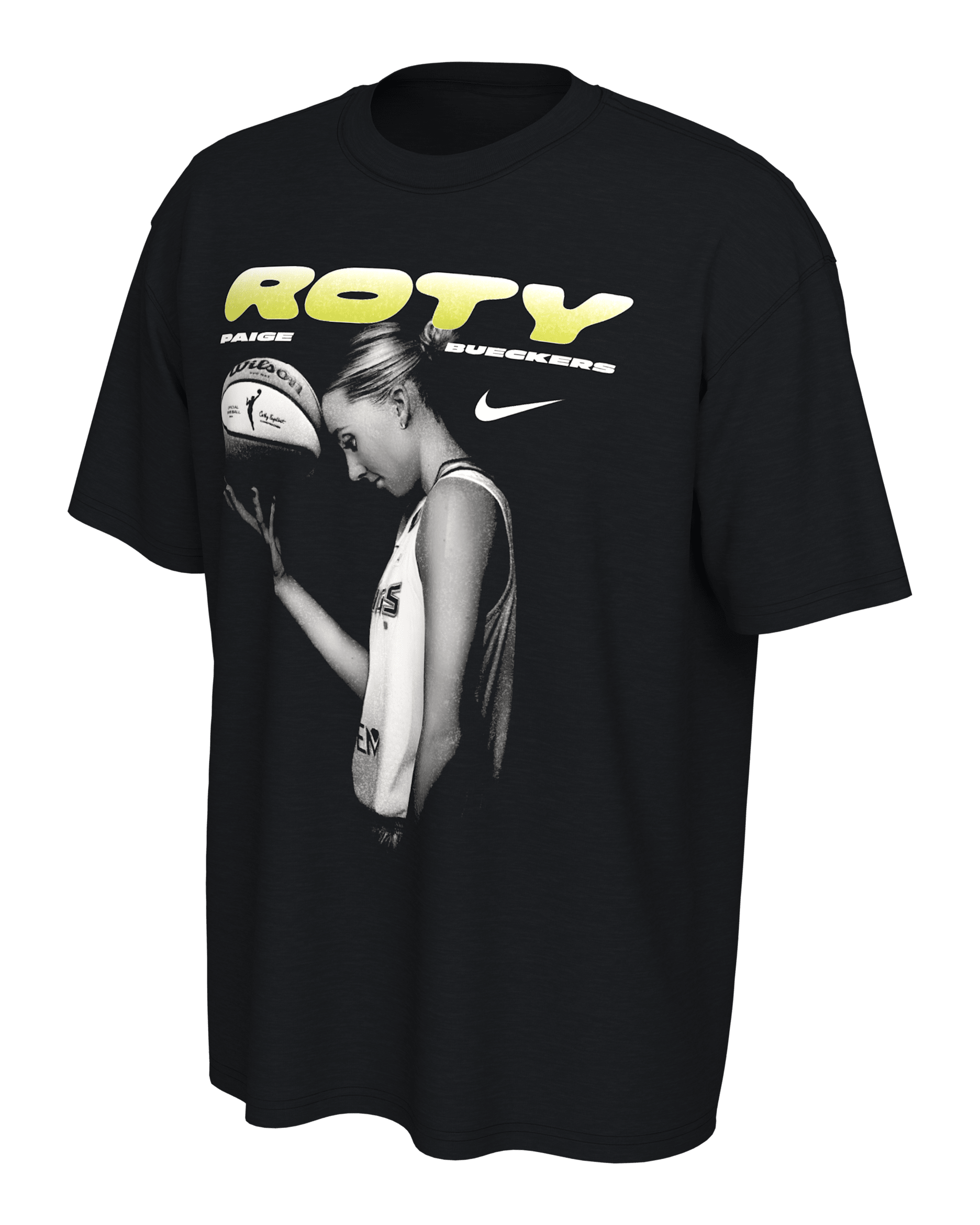 Paige Bueckers Nike WNBA 2025 Rookie of the Year T-Shirt - Black