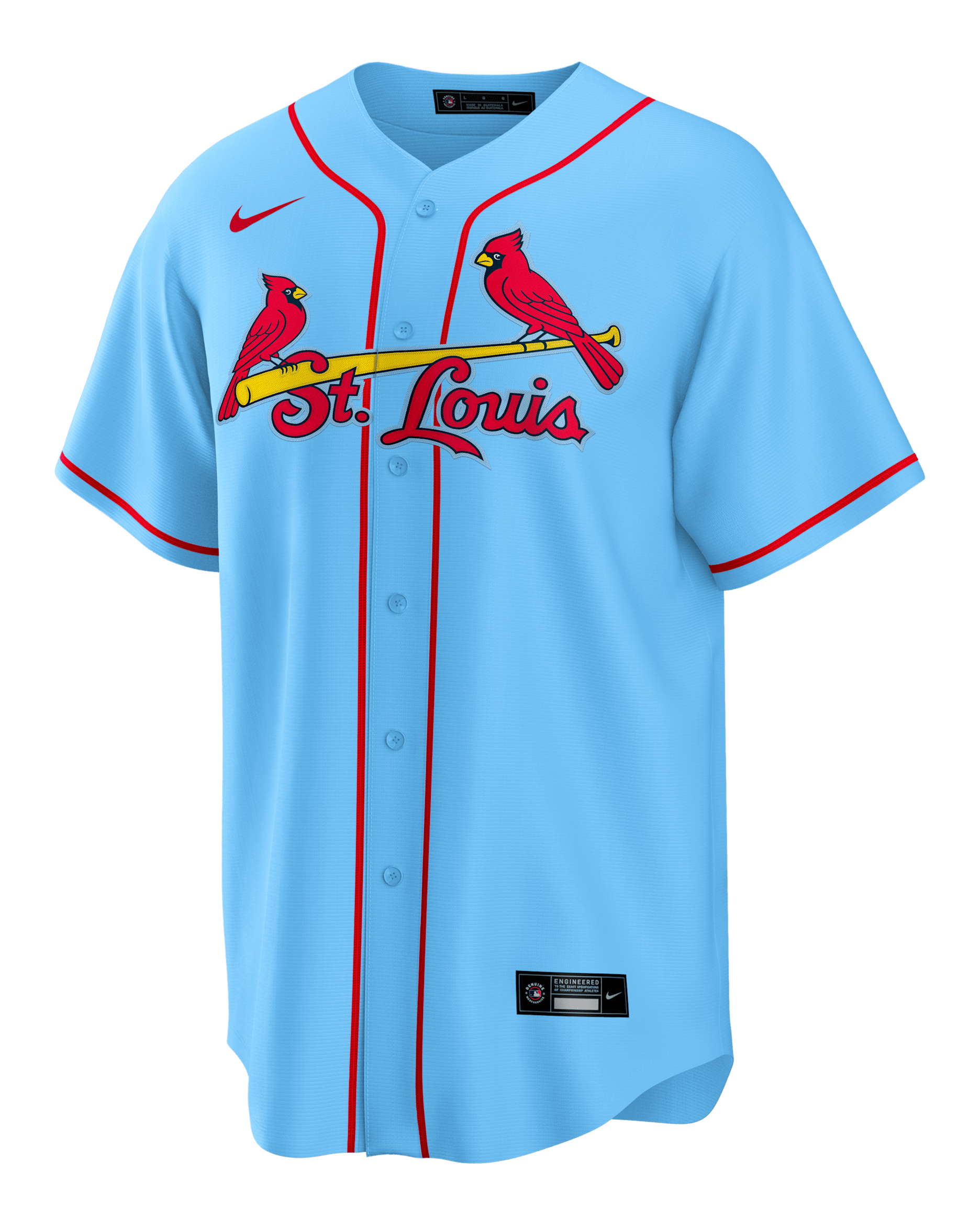 Nolan Arenado St. Louis Cardinals Men's Nike MLB Replica Jersey - Light Blue