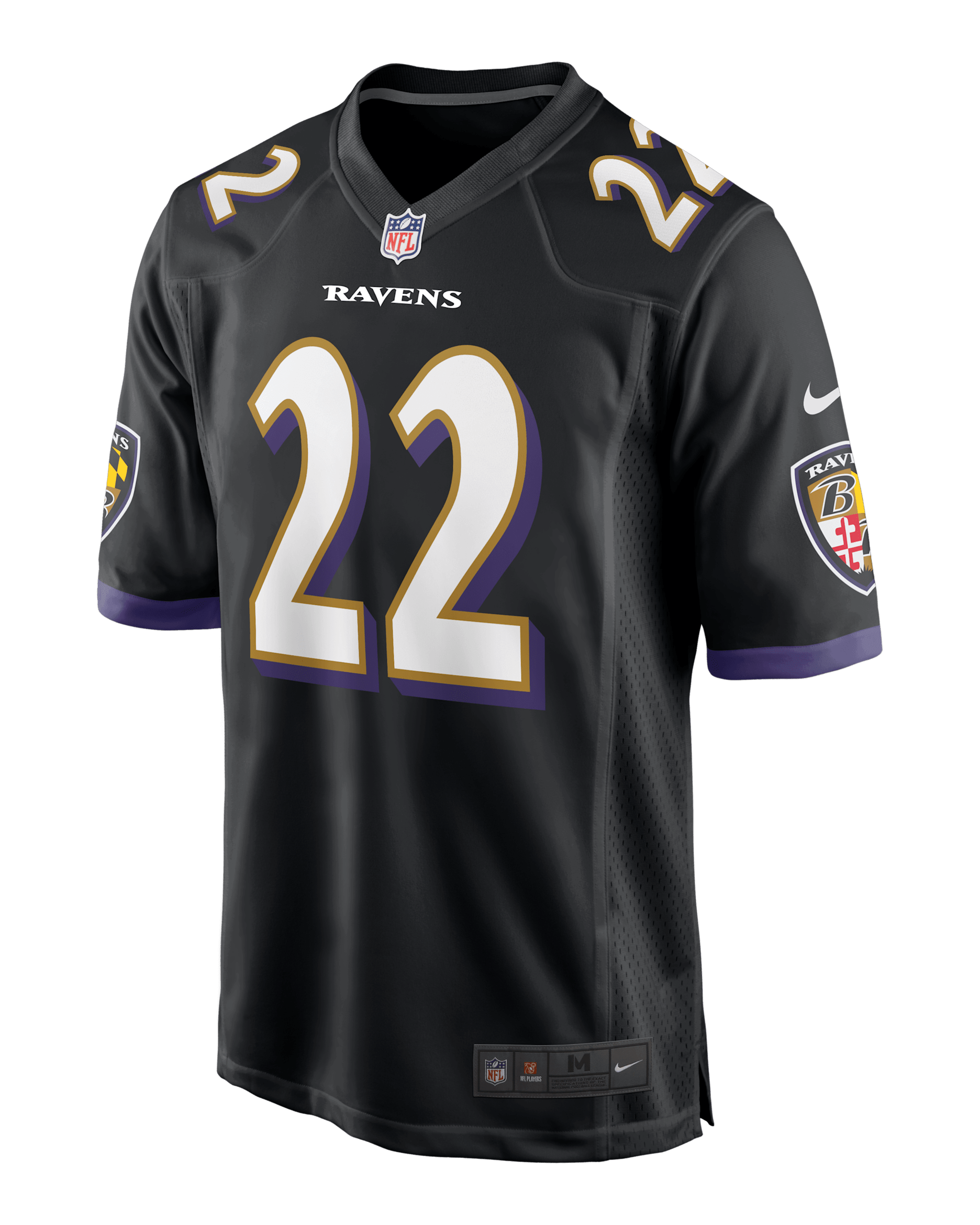 Derrick Henry Baltimore Ravens Men's Nike NFL Game Jersey - Black