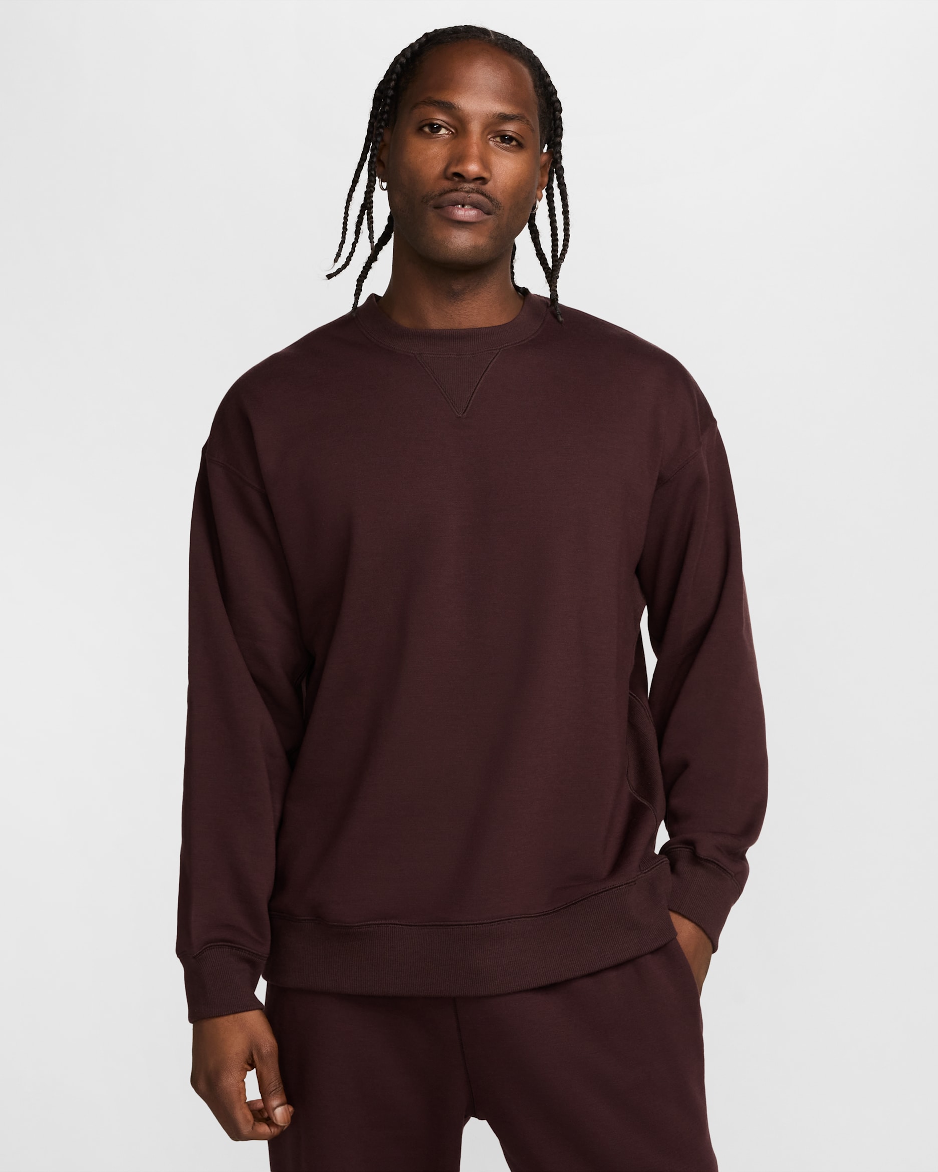 Nike Wool Classics Crew - Brown Basalt