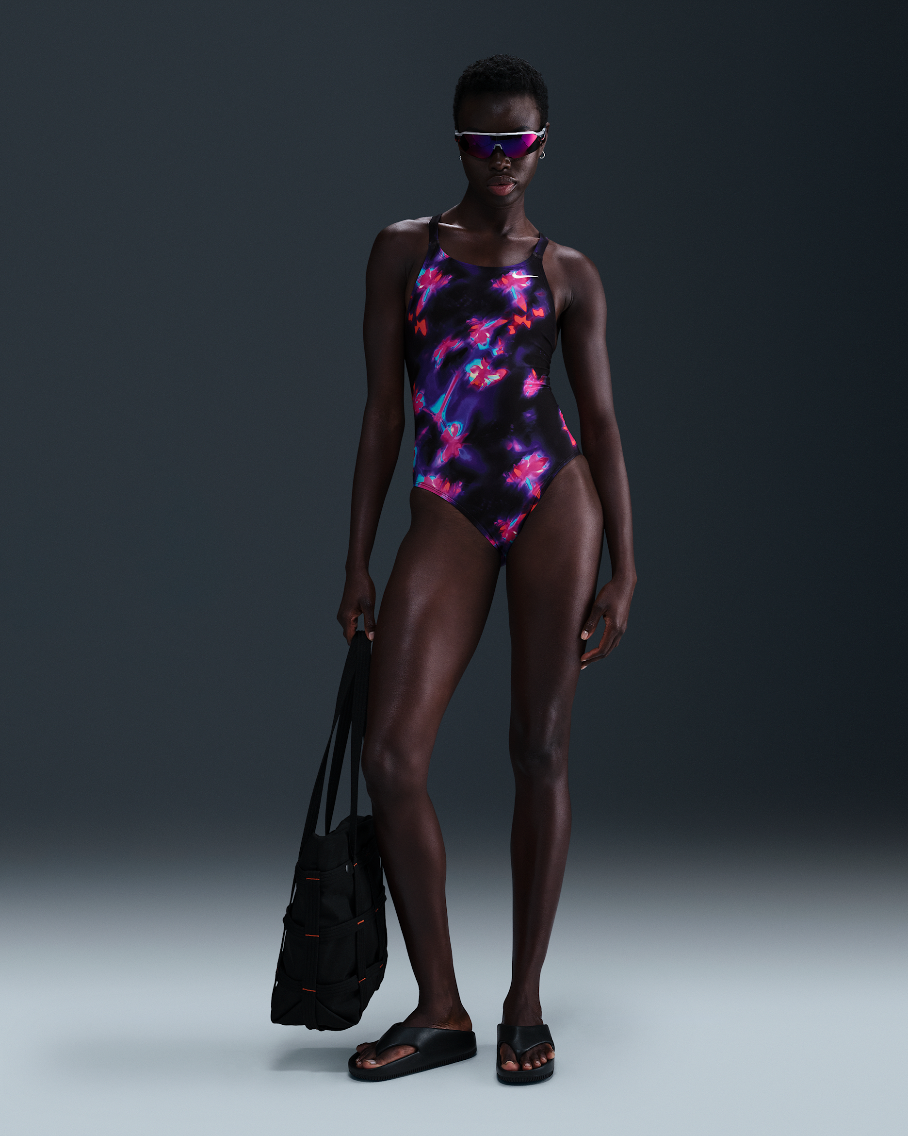 Nike Swim HydraStrong Women's Fastback One-Piece - Black