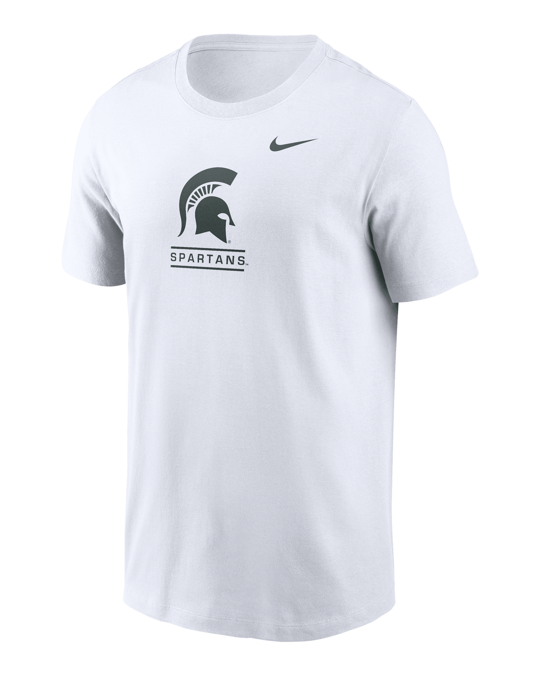 Michigan State Spartans Men's Nike College T-Shirt - White