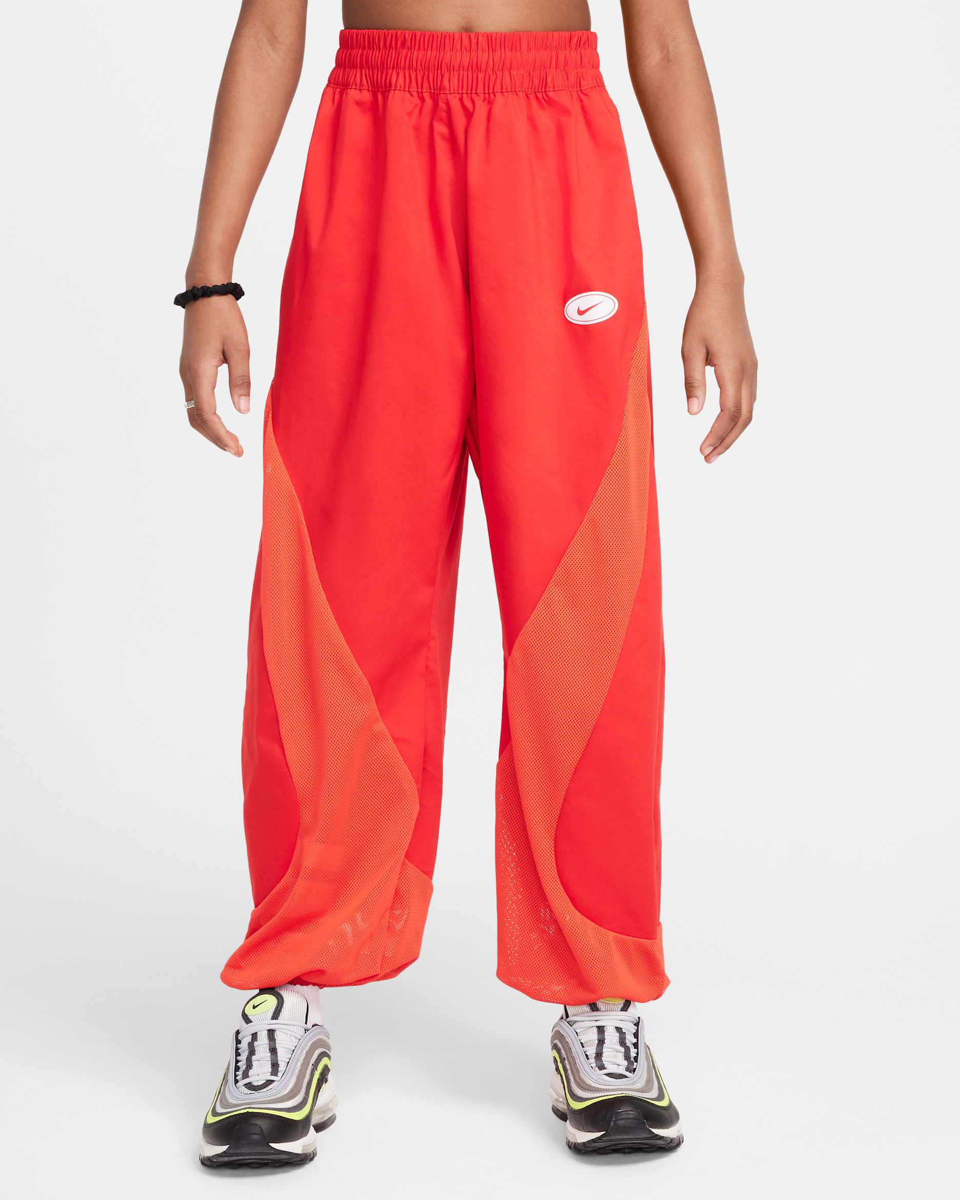Nike Sportswear Girls' Pants - University Red/Light Crimson