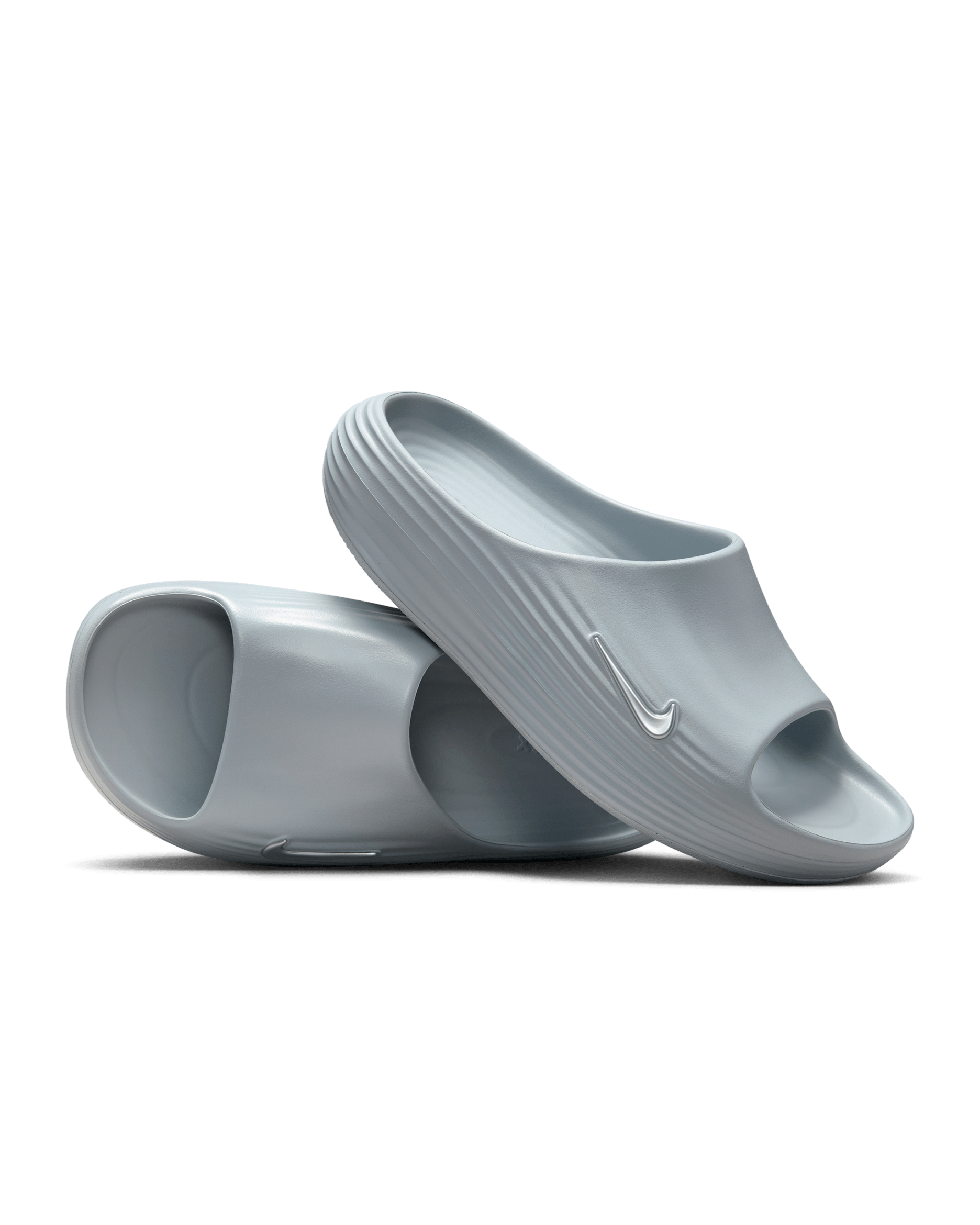 Nike ReactX Rejuven8 Men's Slides - Wolf Grey/Wolf Grey/Wolf Grey