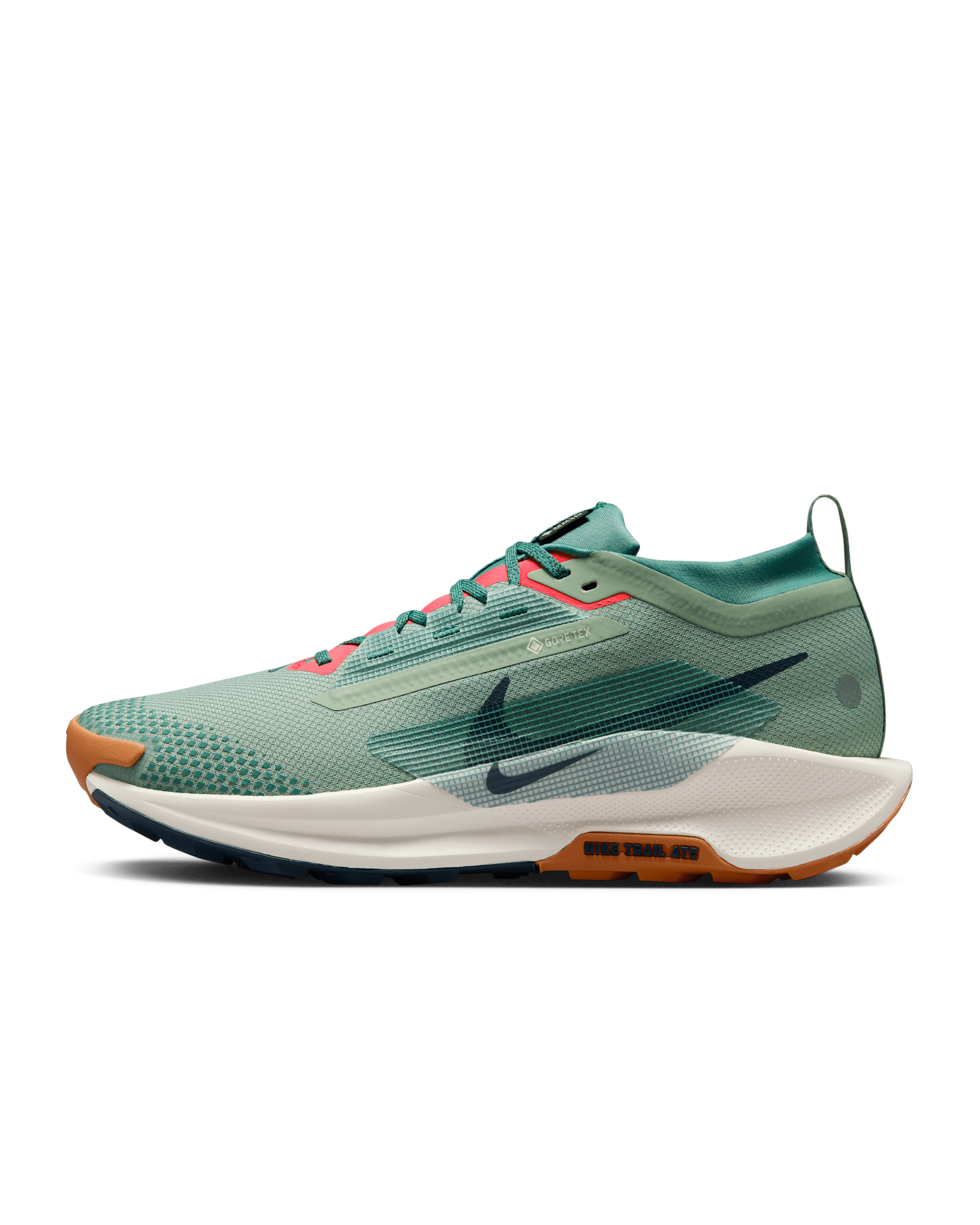 Nike Pegasus Trail 5 GORE-TEX Men's Waterproof Trail-Running Shoes - Jade Horizon/Bicoastal/Pale Ivory/Armoury Navy